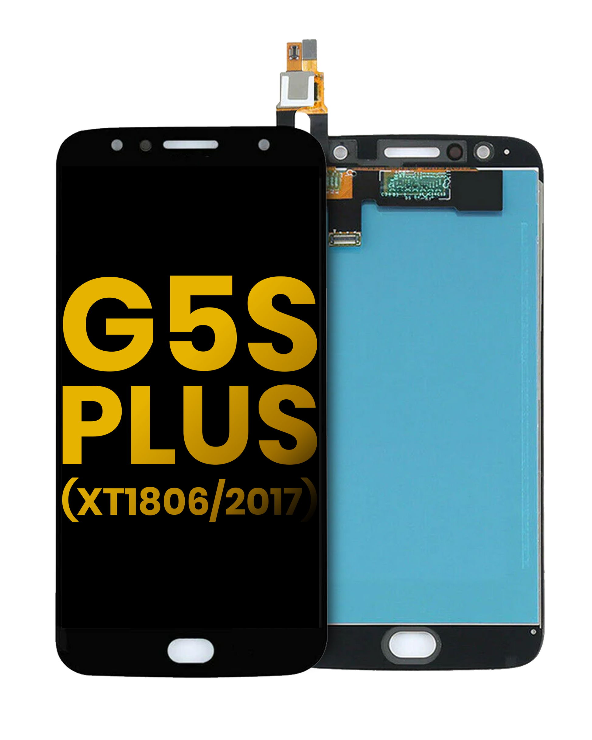LCD Assembly Without Frame For Motorola Moto G5S Plus (XT1806 / 2017) (Refurbished) (Black) | compatible mobile phone replacement part | SKU 107082016501 | product image 1