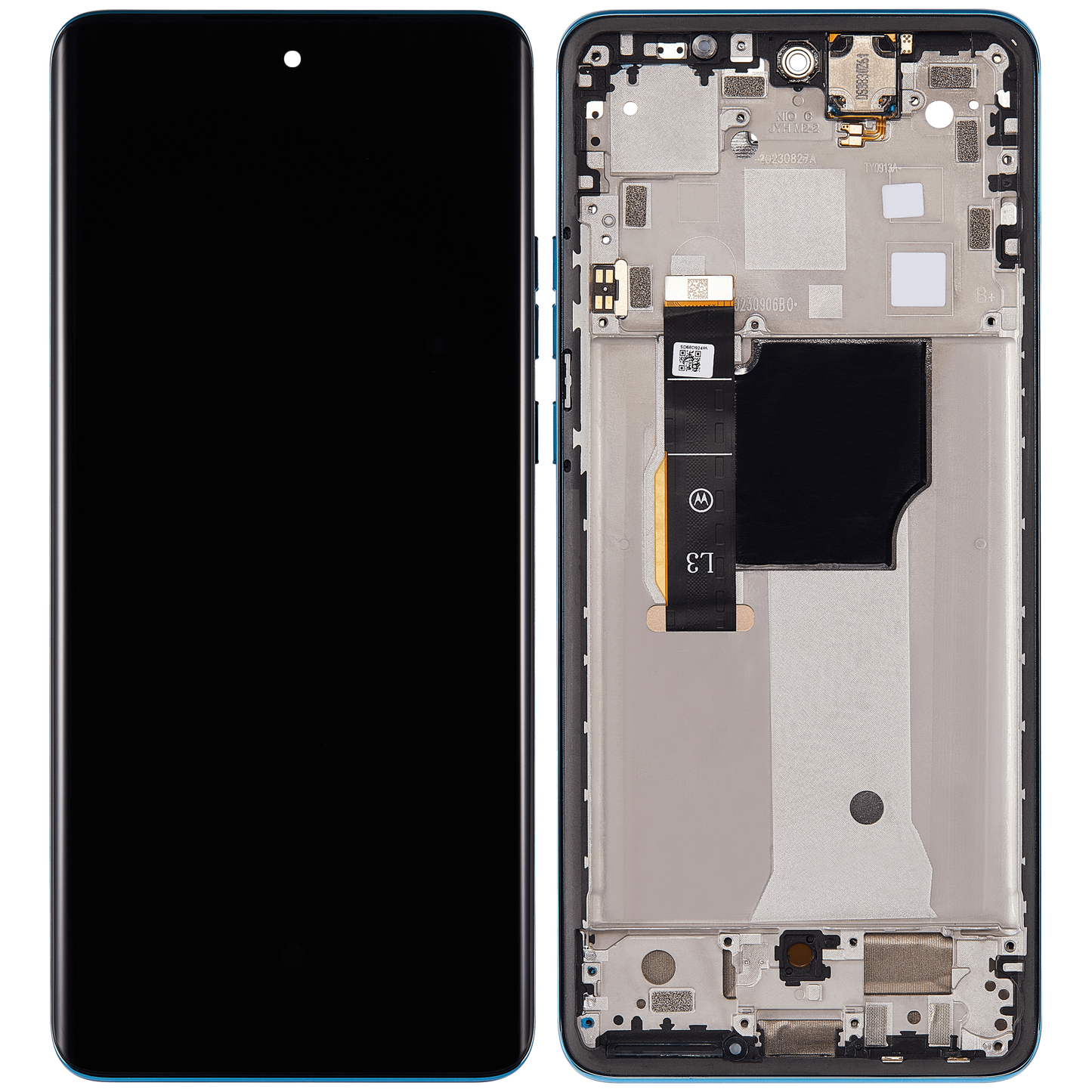 OLED Assembly With Frame For Motorola Moto Edge 40 Neo (XT2307-1 / 2023) (Refurbished) (Caneel Bay) | SKU 107082130904 | image 6