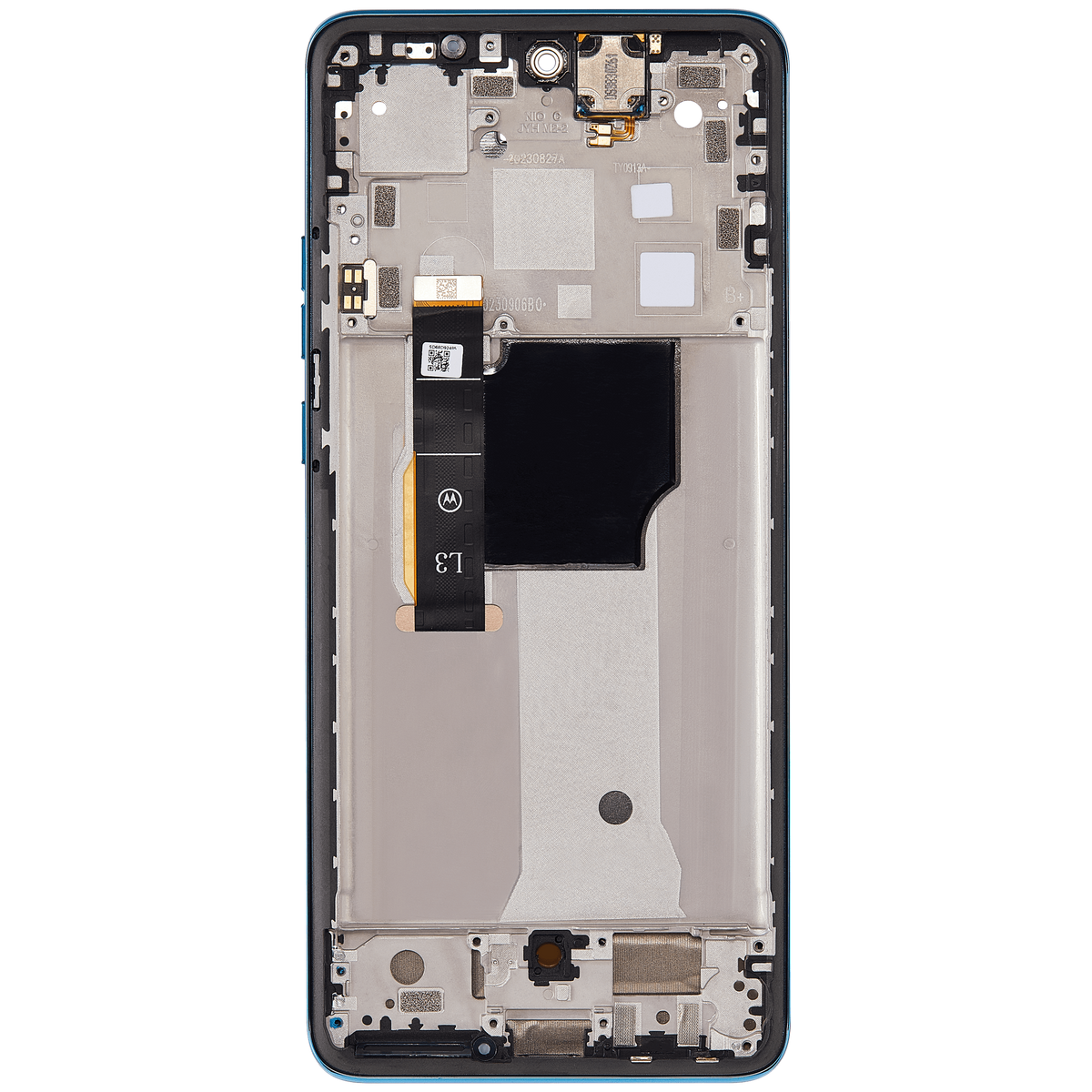 OLED Assembly With Frame For Motorola Moto Edge 40 Neo (XT2307-1 / 2023) (Refurbished) (Caneel Bay) | SKU 107082130904 | image 8