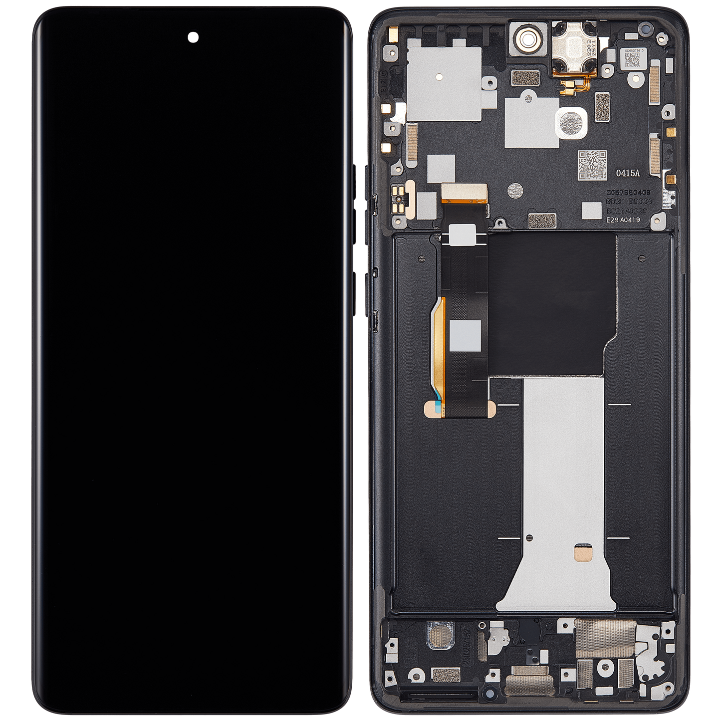 OLED Assembly With Frame For Motorola Moto Edge (XT2305 / 2023 ) (Refurbished) (Eclipse Black) | SKU 107082140011 | image 6