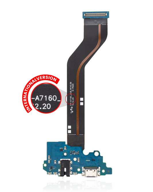 Charging Port With Headphone Jack For Samsung Galaxy A71 5G (A716B / A7160 / 2020) (International Version) (Premium)