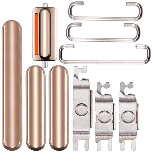 Hard Buttons (Power / Volume / Switch) For iPhone X (Gold)