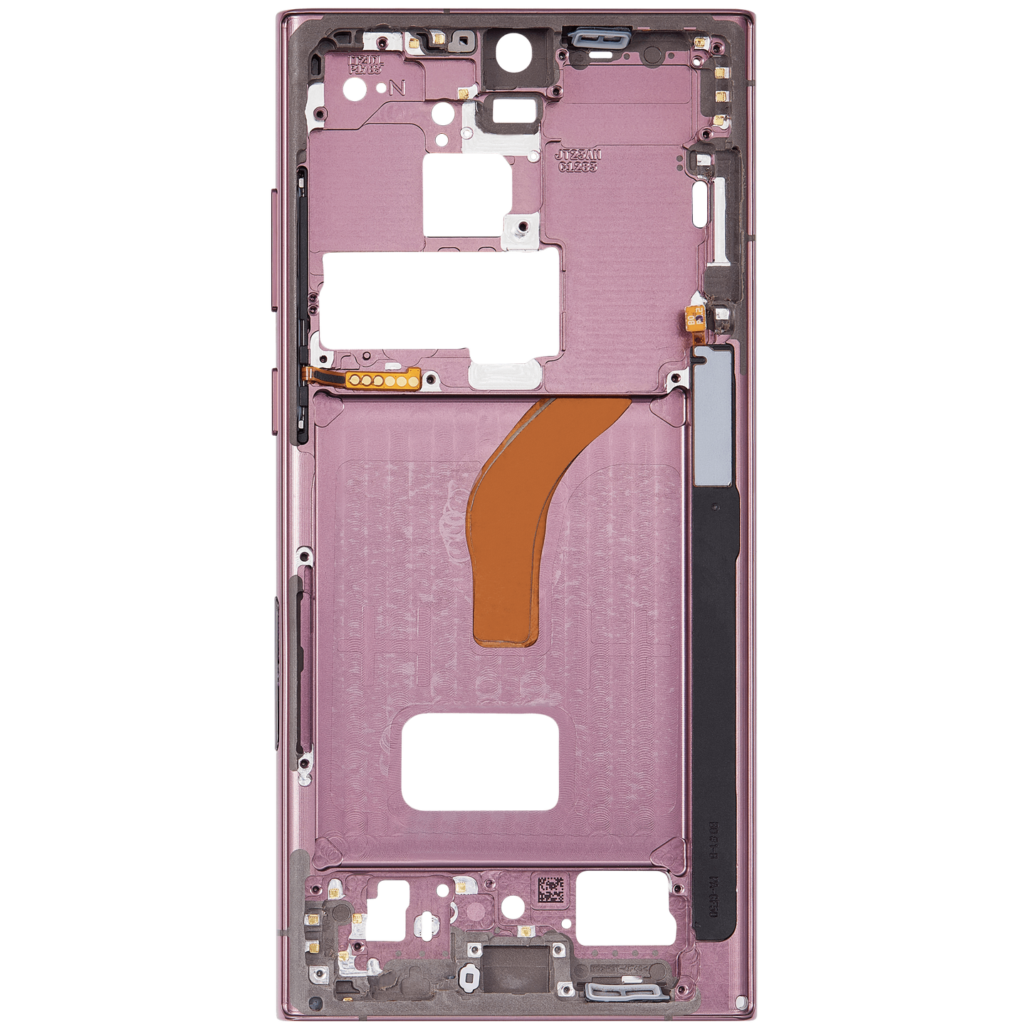 Mid-Frame Housing For Samsung Galaxy S22 Ultra 5G (US & International Version) (Burgundy)