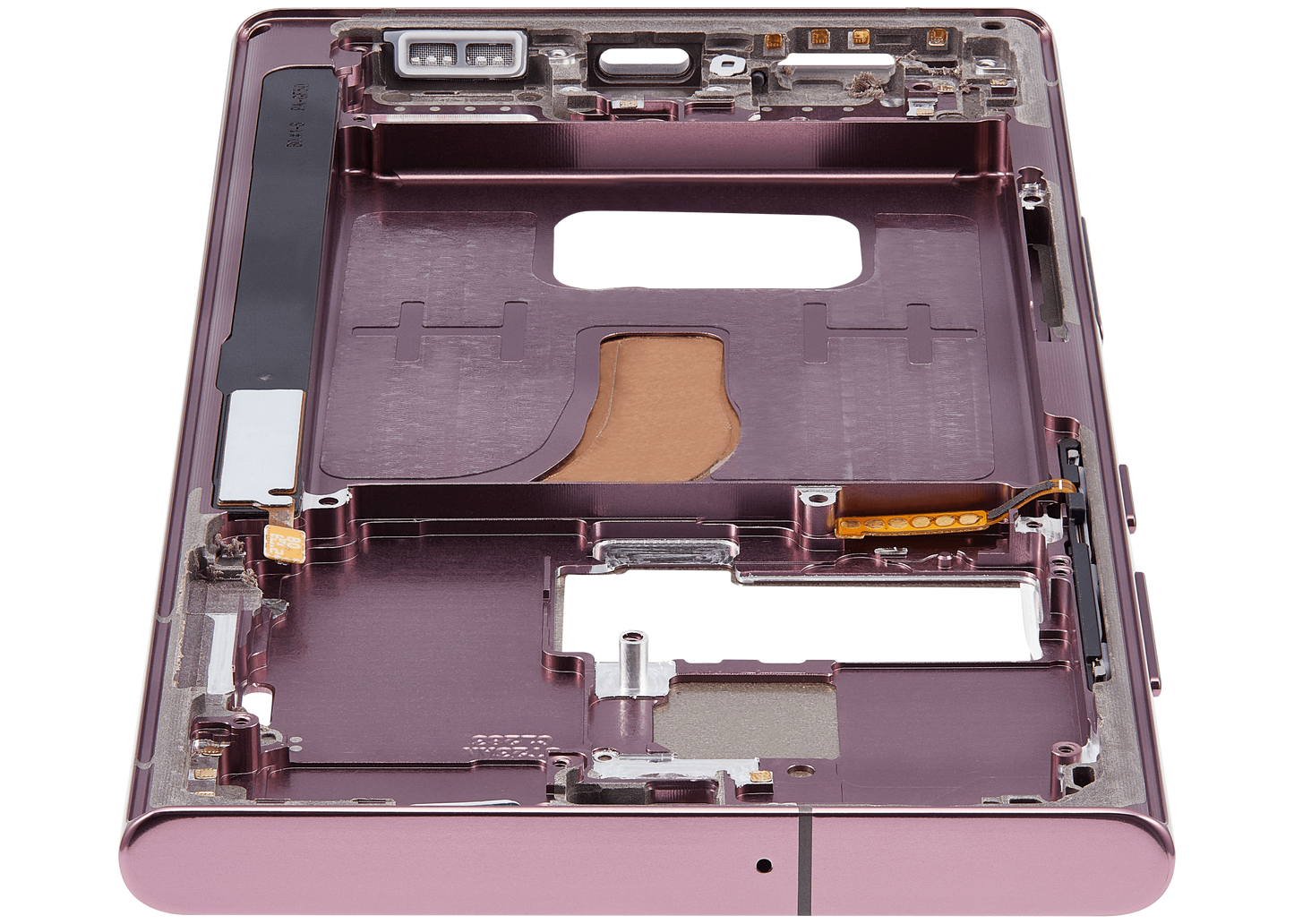 Mid-Frame Housing For Samsung Galaxy S22 Ultra 5G (US & International Version) (Burgundy)