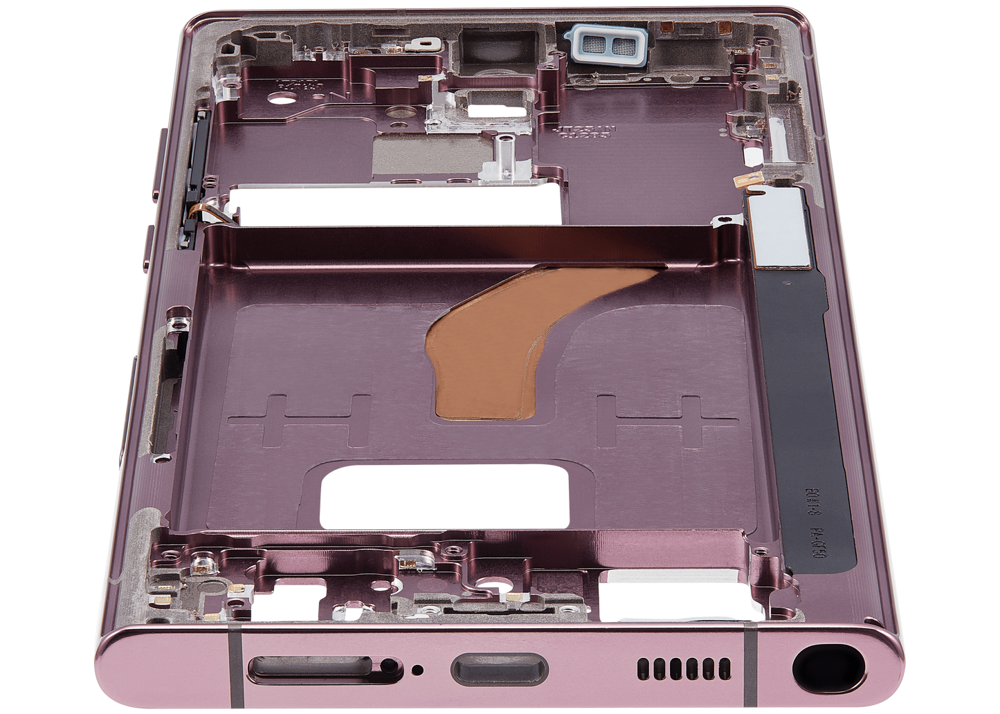 Mid-Frame Housing For Samsung Galaxy S22 Ultra 5G (US & International Version) (Burgundy)