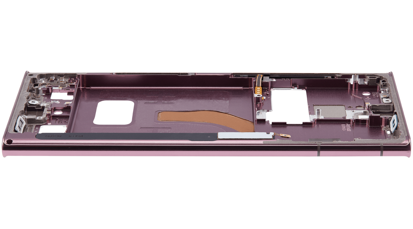 Mid-Frame Housing For Samsung Galaxy S22 Ultra 5G (US & International Version) (Burgundy)