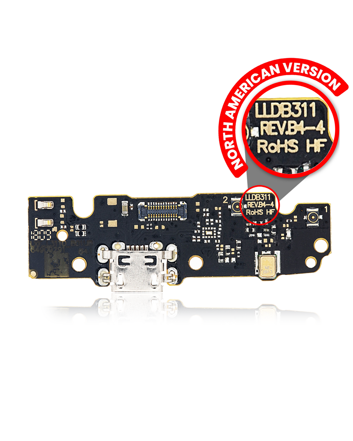 Charging Port Assembly For Motorola Moto G6 Play / G6 Forge (XT1922-6/7/9 / 2018) (US Version) | compatible mobile phone replacement part | SKU 107081016831 | product image 1