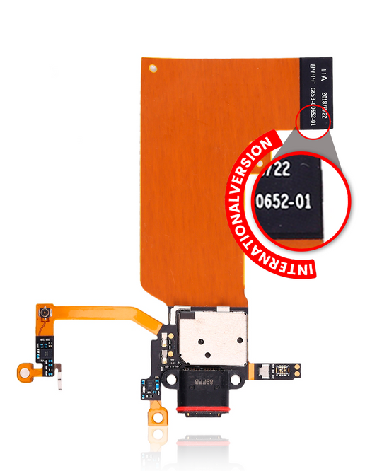 Charging Port Flex Cable For Google Pixel 4 (International Version) - replacement part product view