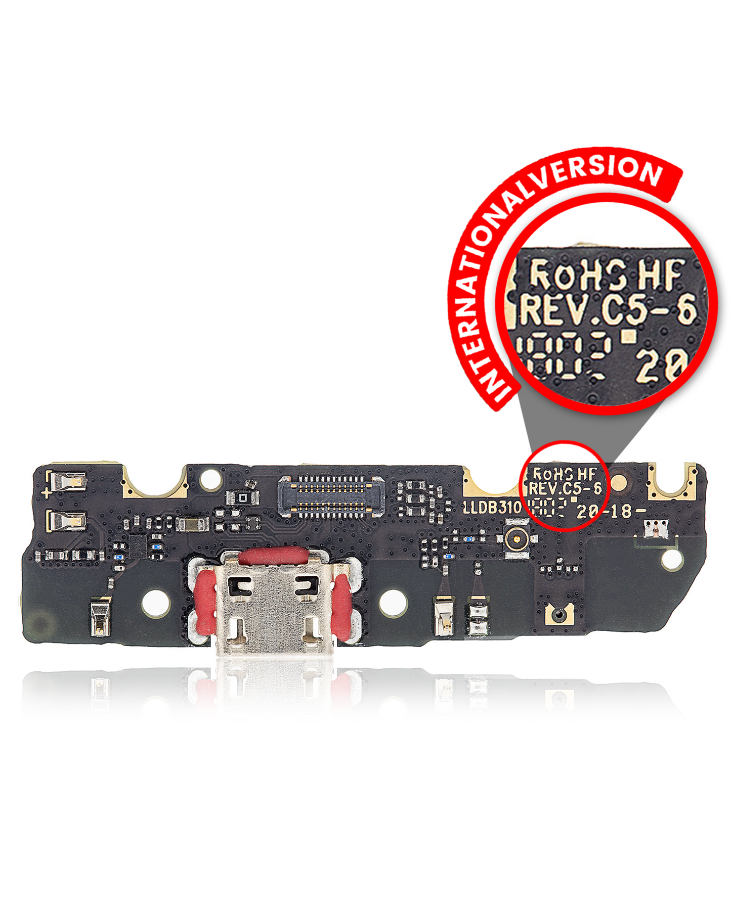Charging Port Assembly For Motorola Moto G6 Play (XT1922 / 2018) (International Version) | compatible mobile phone replacement part | SKU 107081016829 | product image 1