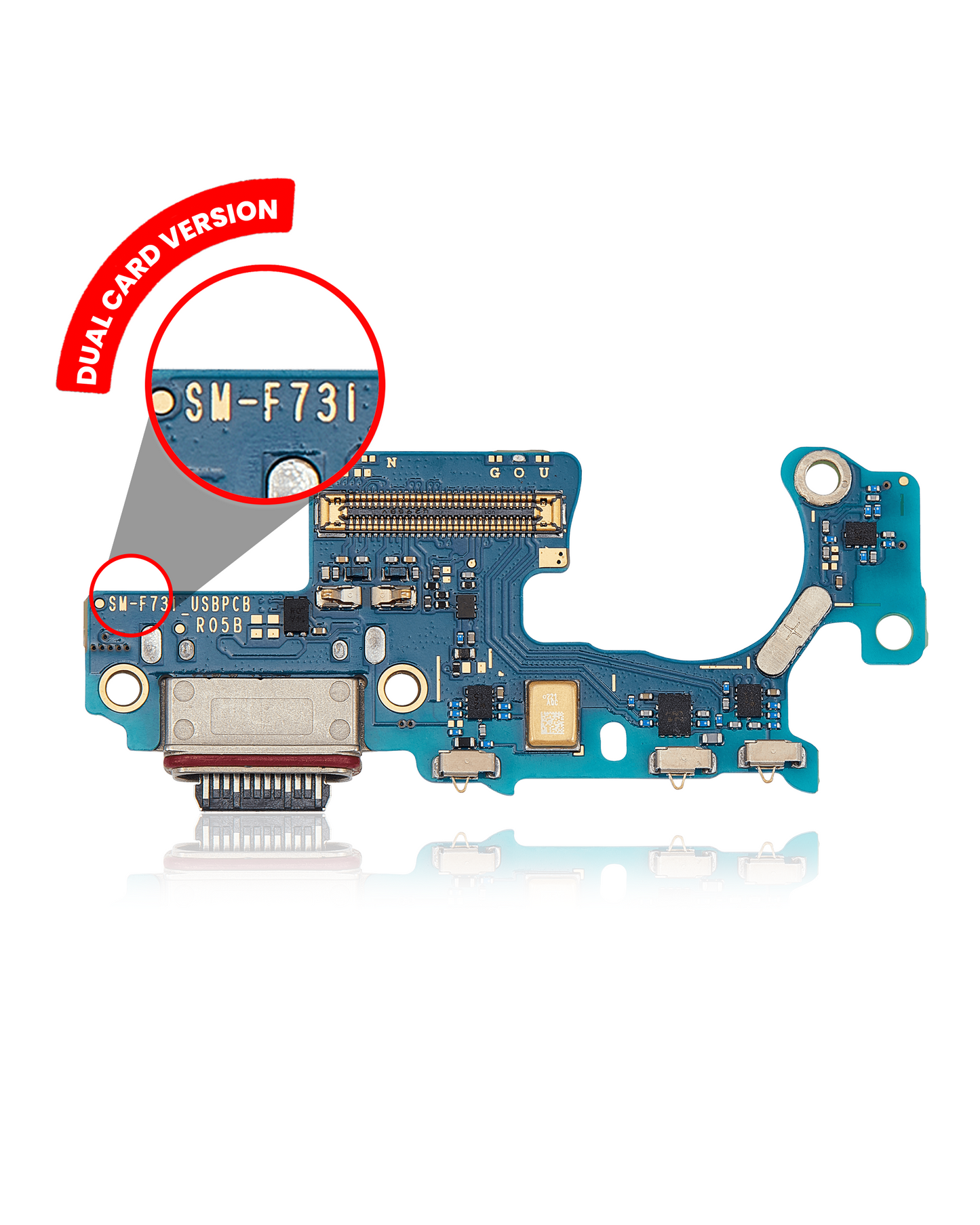 Charging Port Board For Samsung Galaxy Z Flip 5 5G (Dual Sim Card Version) (Premium) - View 1 | TechDrip Canada