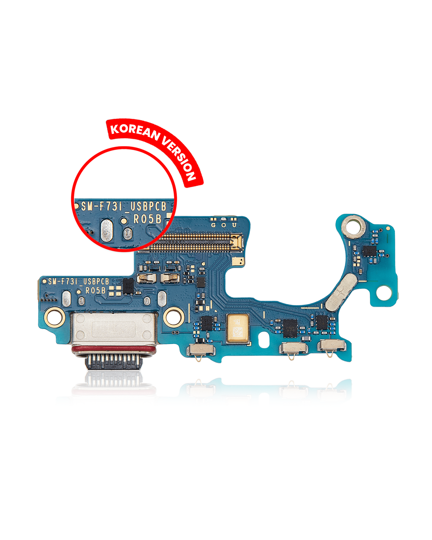 Charging Port Board For Samsung Galaxy Z Flip 5 (F731N) (Korean Version) (Premium) - View 1 | TechDrip Canada