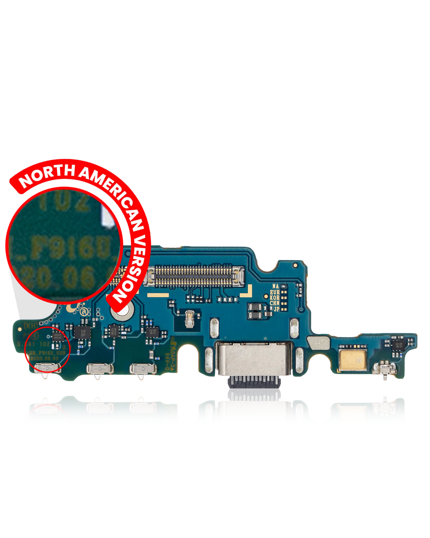 Premium quality Charging Board With Microphone For Samsung Galaxy Z Fold 2 5G (F916U) (US Version) (Premium) part
