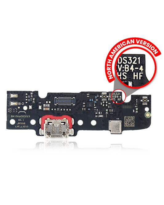Charging Port Assembly for Moto E5 Supra (XT1924-6 / 2018) - Motorola charging port repair part, SKU 107081017031, product image 1
