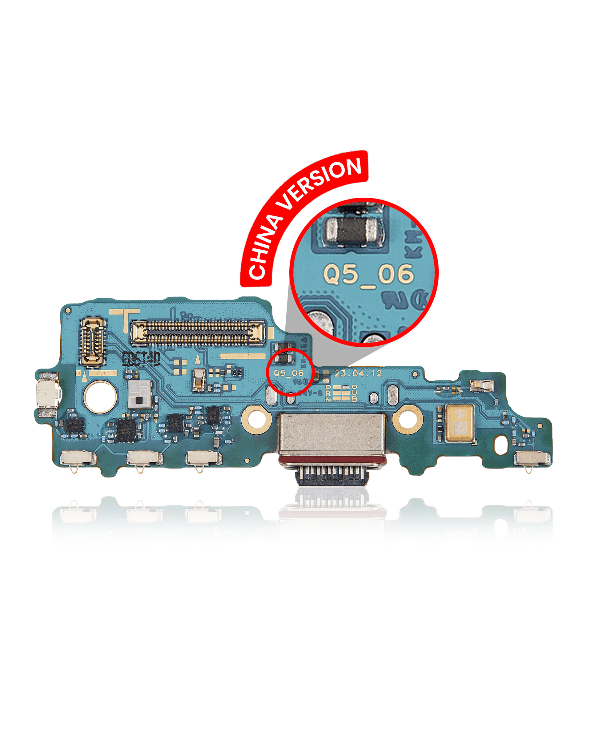 OEM quality Charging Port Board For Samsung Galaxy Z Fold 5 (F9460) (China Version) (Premium) component