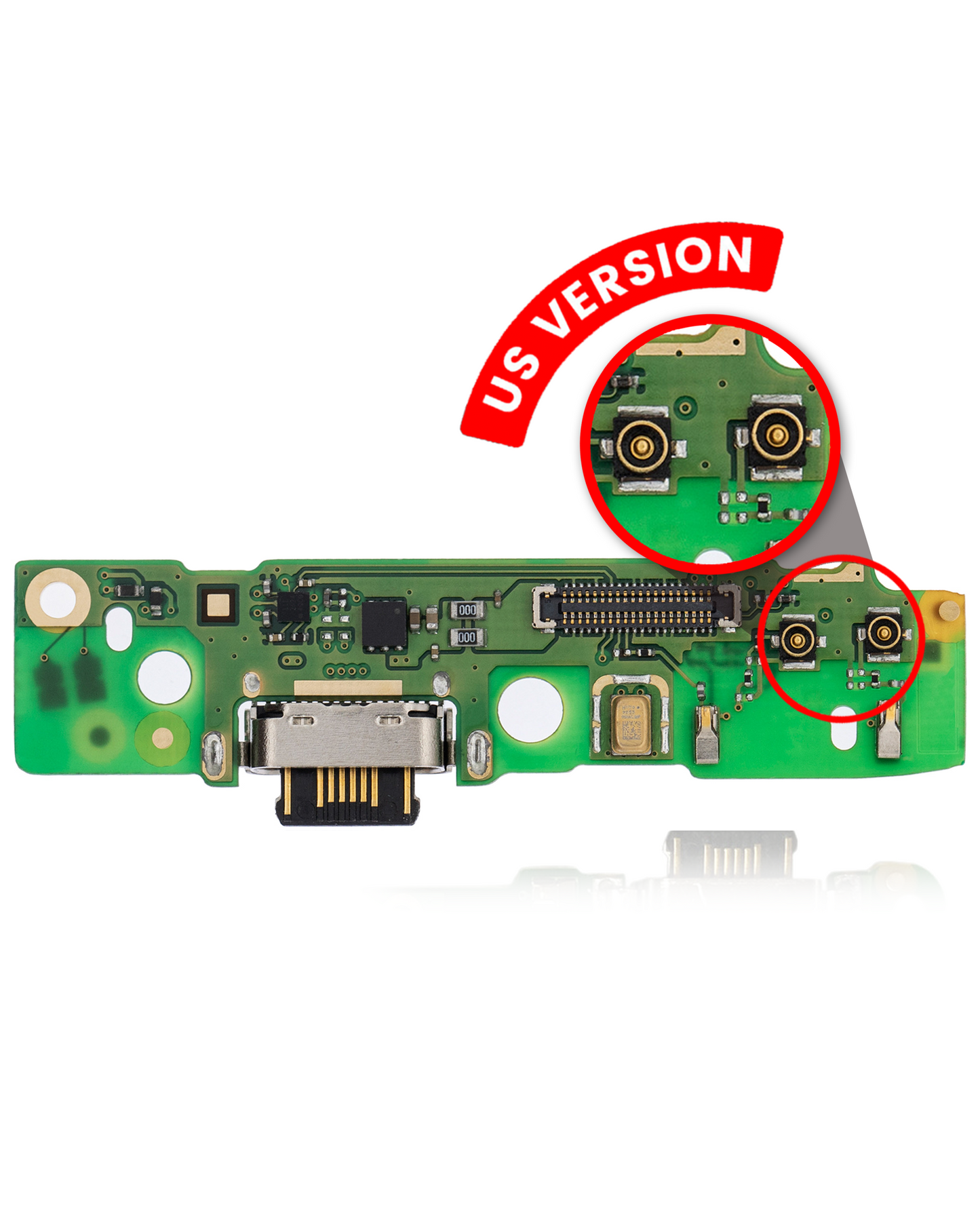 Charging Port With Board For Motorola Moto G7 Power (XT1955 / 2019) / G7 Supra (XT1955-5 / 2019) (US Version) | compatible mobile phone replacement part | SKU 107082069915 | product image 1