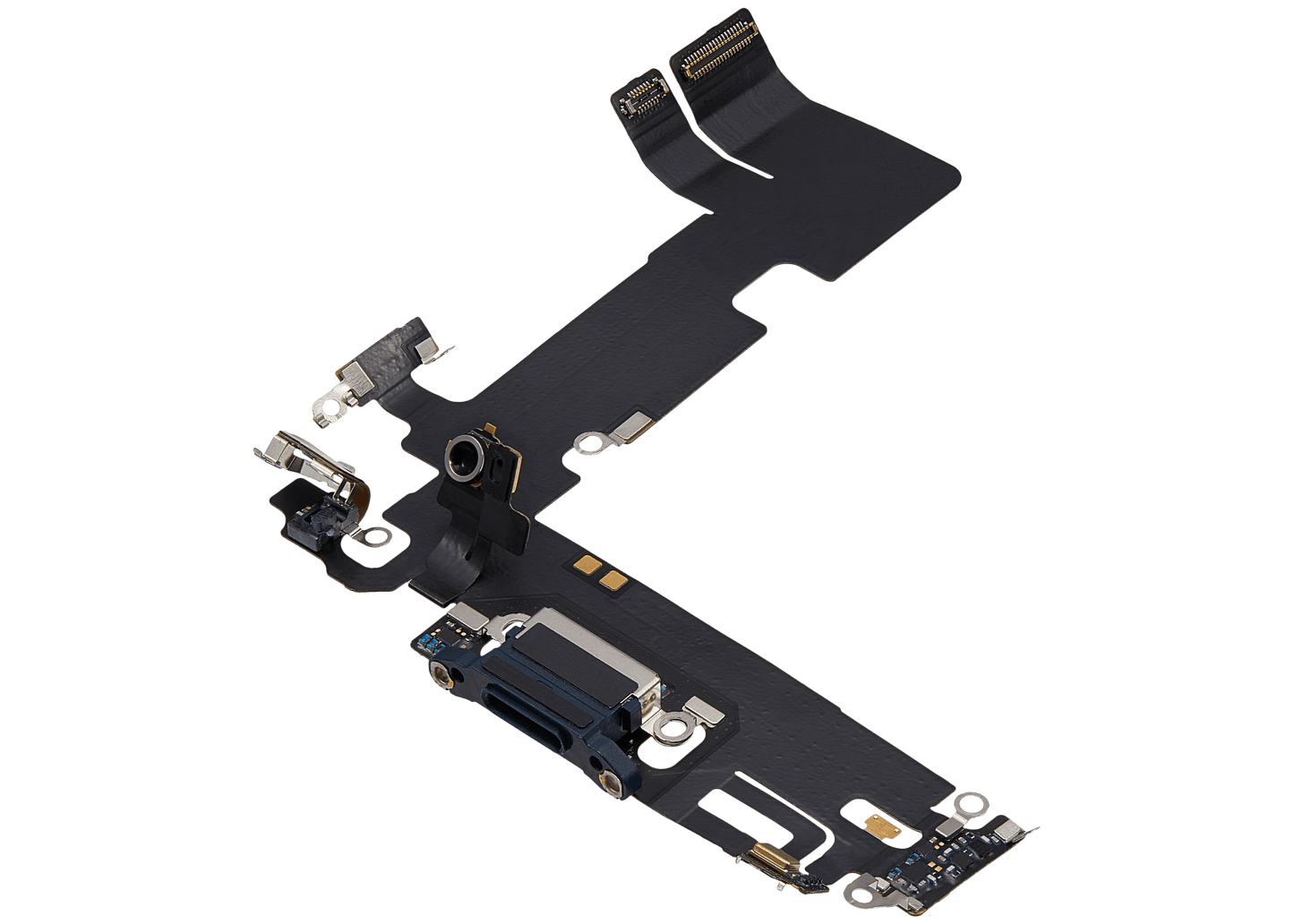 Charging Port Flex Cable For iPhone 13 (Used OEM Pull) (Midnight)