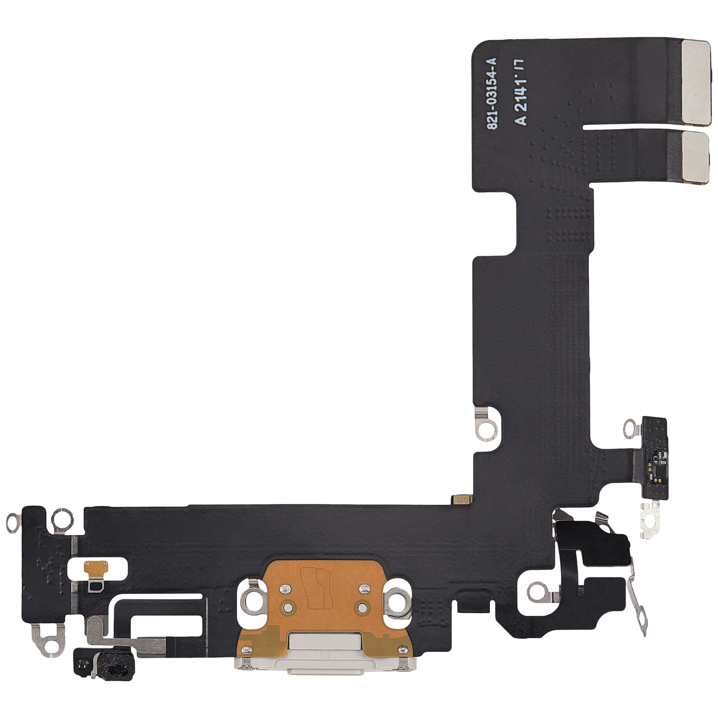 Charging Port Flex Cable For iPhone 13 (Used OEM Pull) (Starlight)