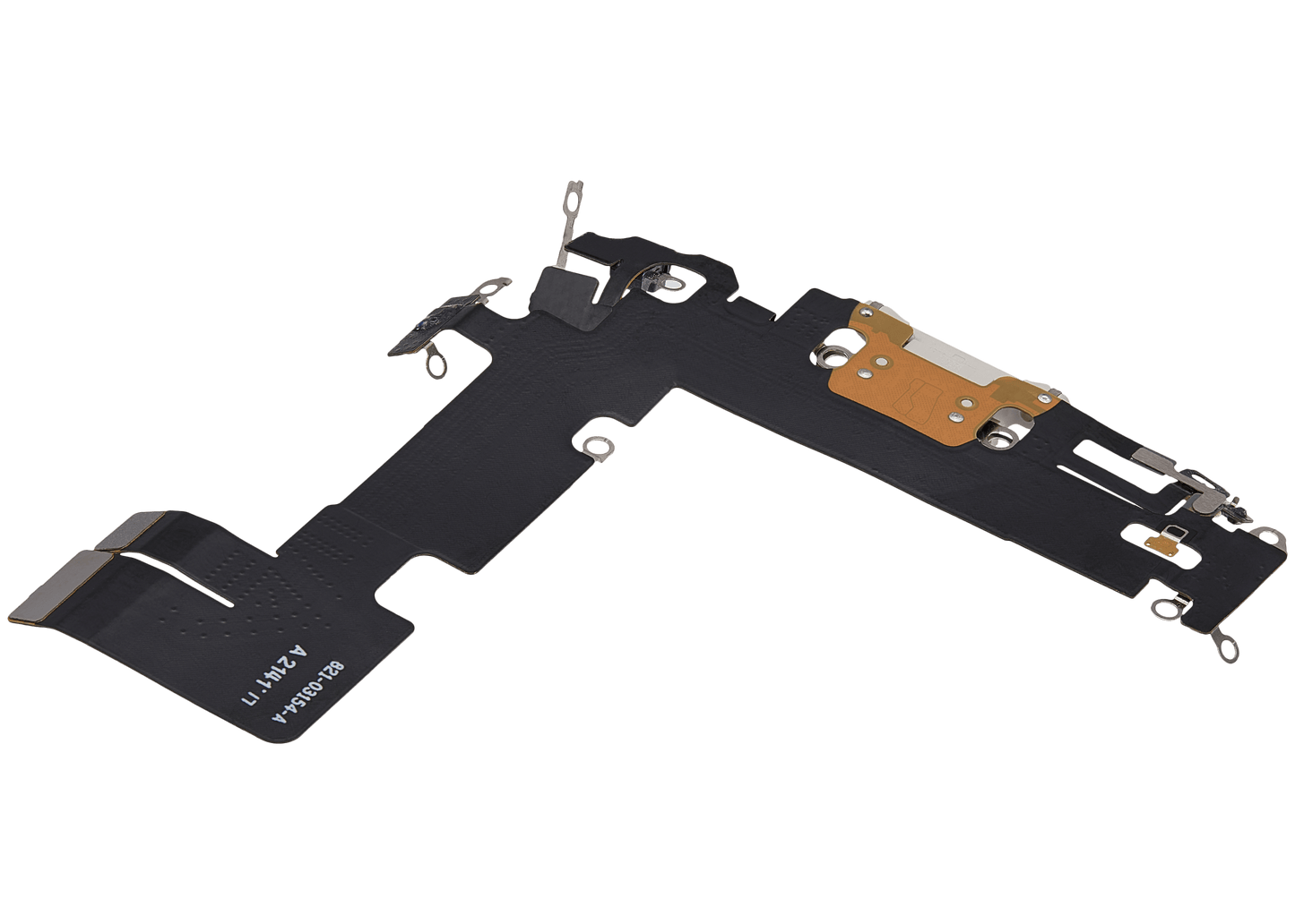 Charging Port Flex Cable For iPhone 13 (Used OEM Pull) (Starlight)