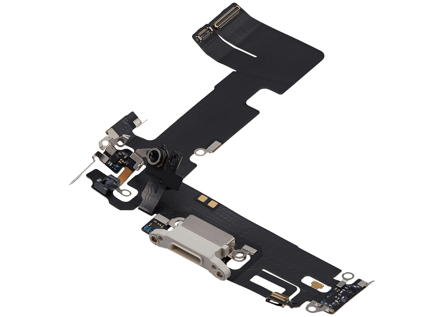 Charging Port Flex Cable For iPhone 13 (Used OEM Pull) (Starlight)