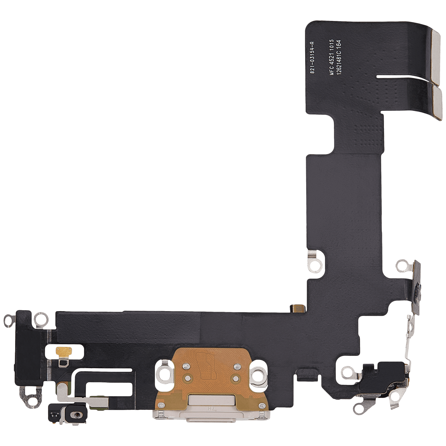Charging Port Flex Cable For iPhone 13 (Used OEM Pull) (Pink)