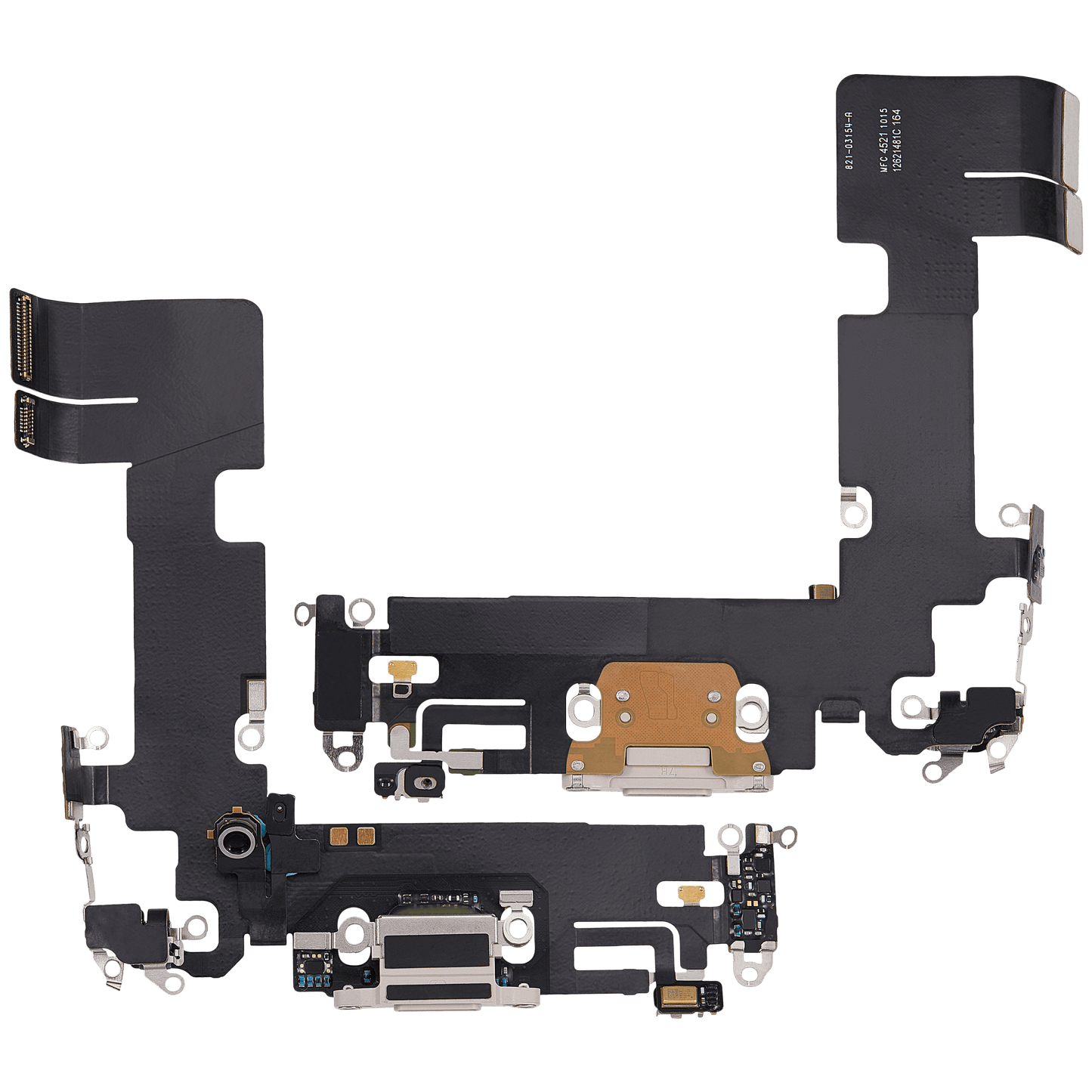Charging Port Flex Cable For iPhone 13 (Used OEM Pull) (Pink)