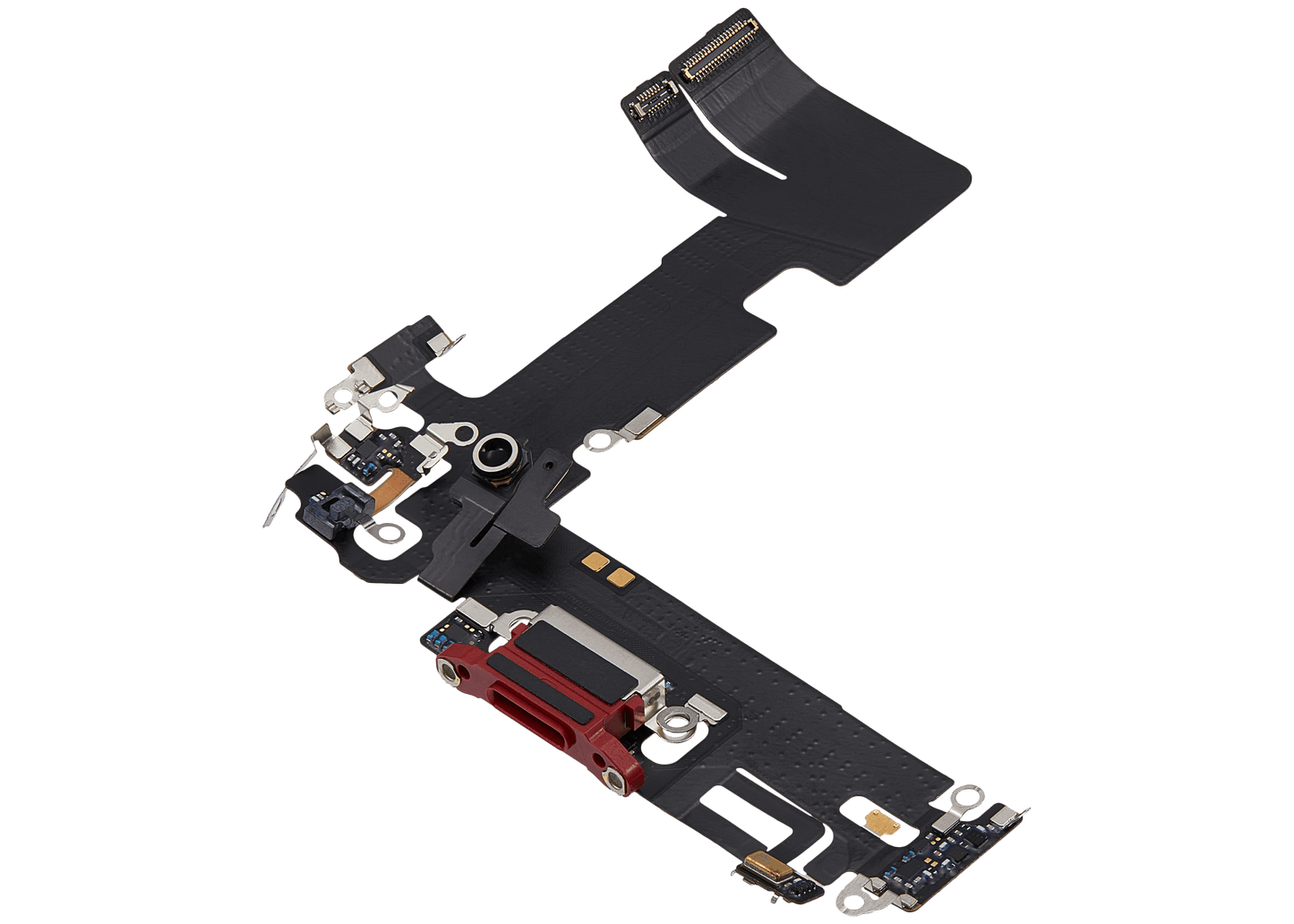Charging Port Flex Cable For iPhone 13 (Used OEM Pull) (Red)
