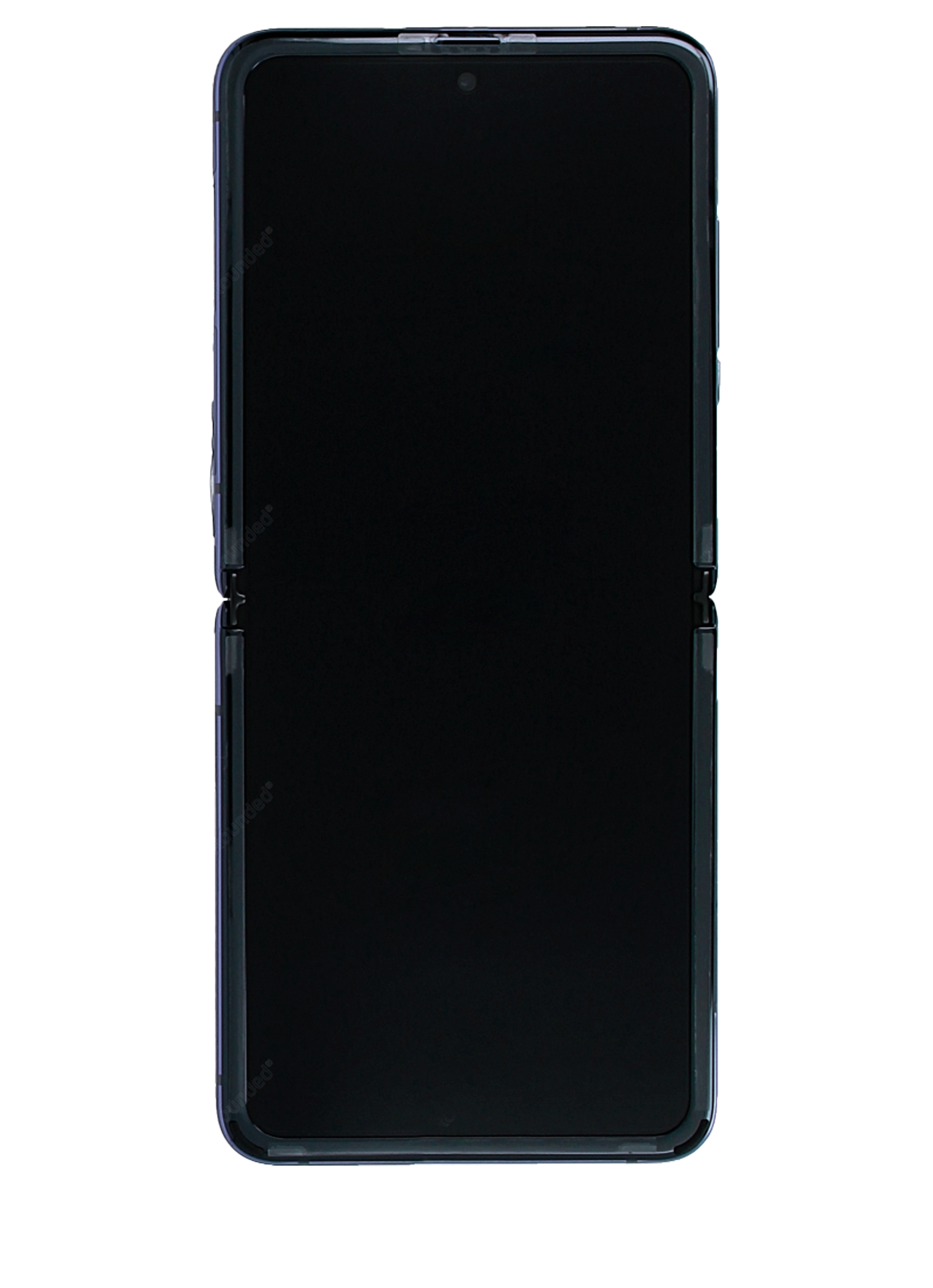 Inner OLED Assembly With Frame For Samsung Galaxy Z Flip 5G (F707) (Service Pack) (Mirror Purple) - Side View