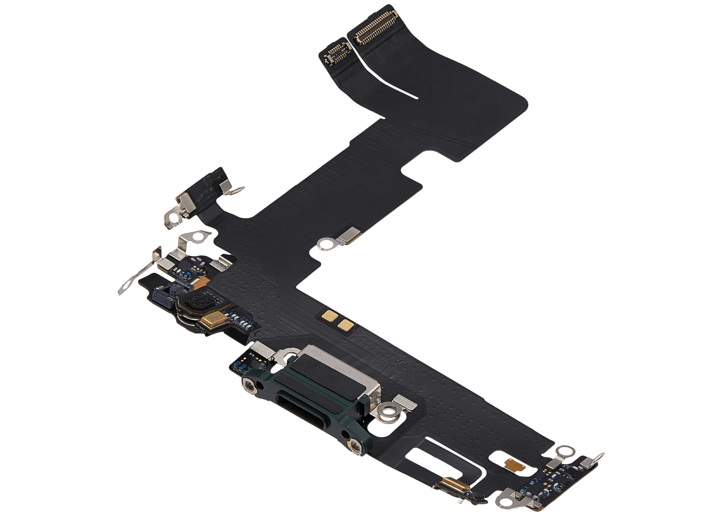 Charging Port Flex Cable For iPhone 13 (Used OEM Pull) (Green)