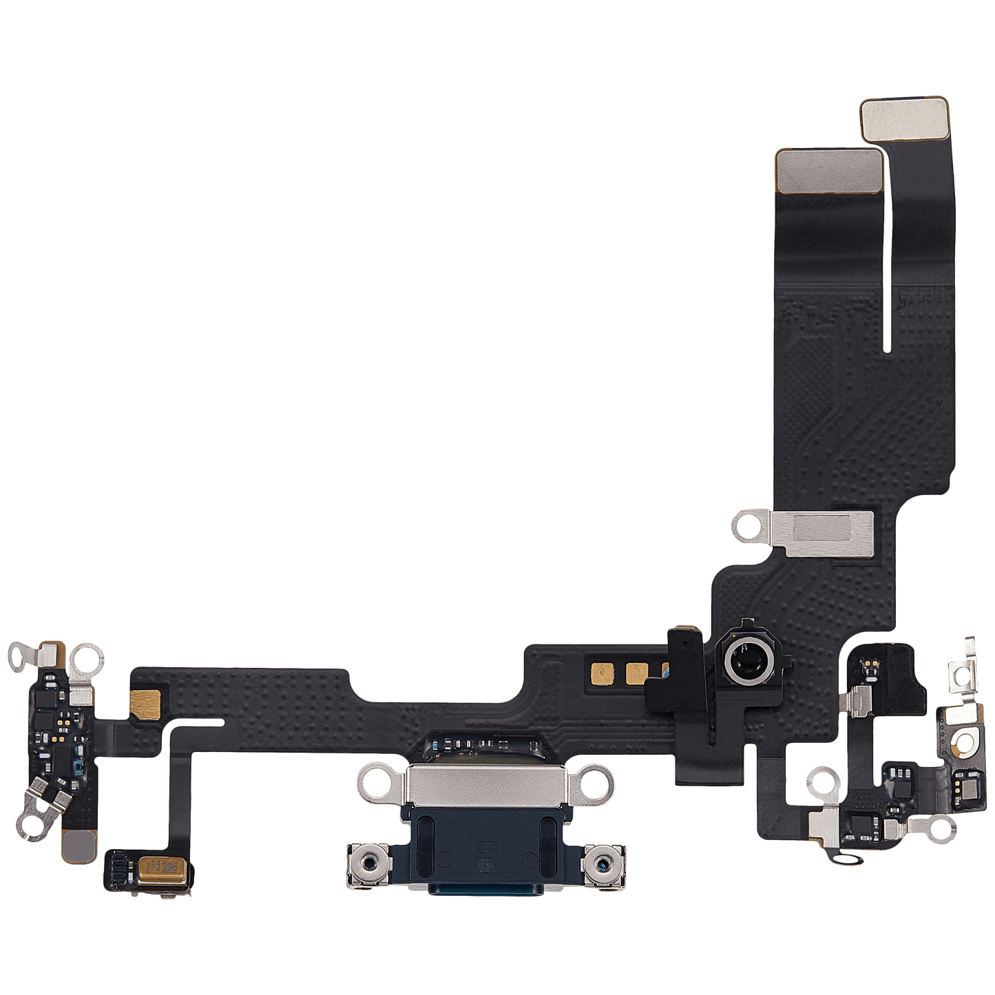 Charging Port Flex Cable For iPhone 14 (Used OEM Pull) (Midnight)