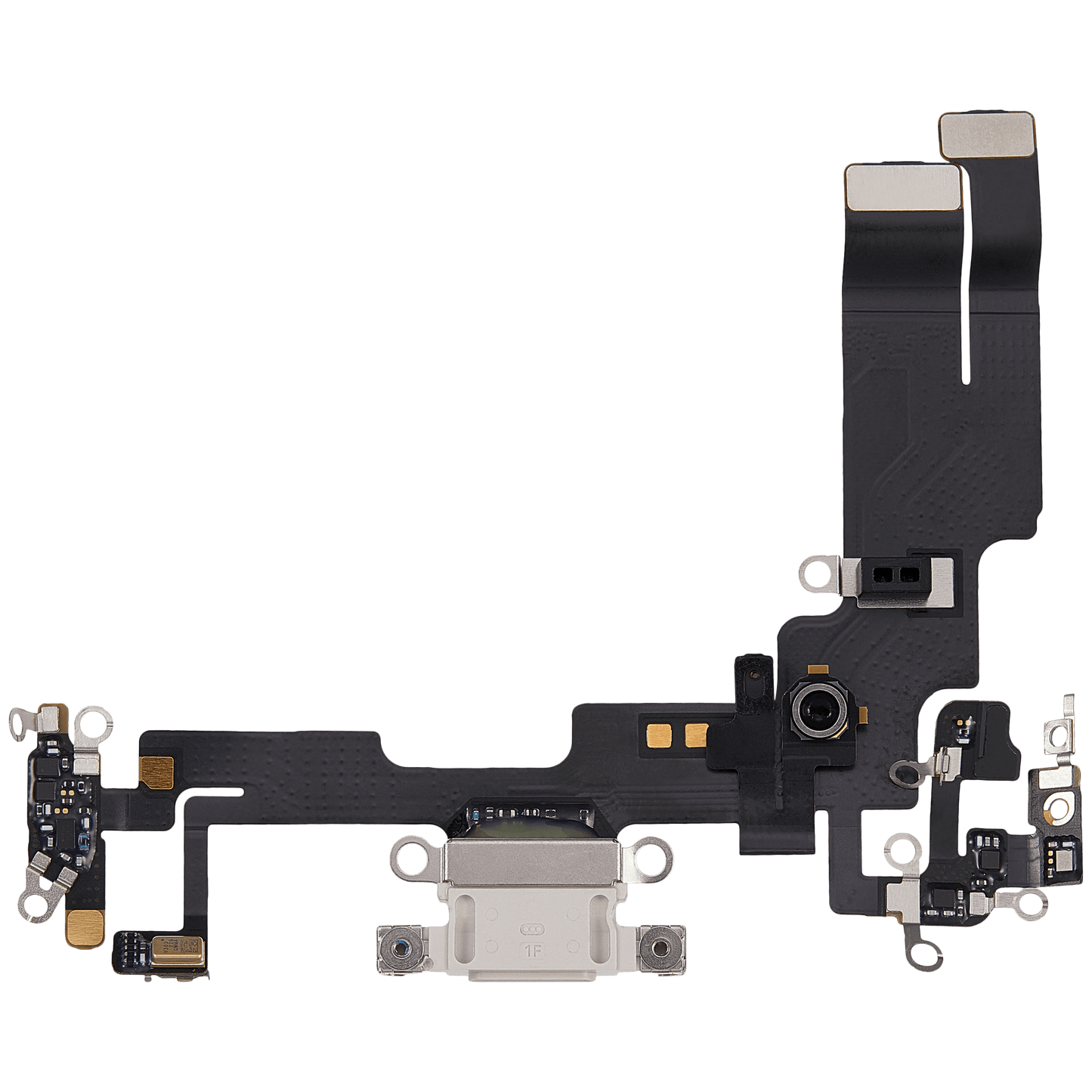 Charging Port Flex Cable For iPhone 14 (Used OEM Pull) (Starlight)