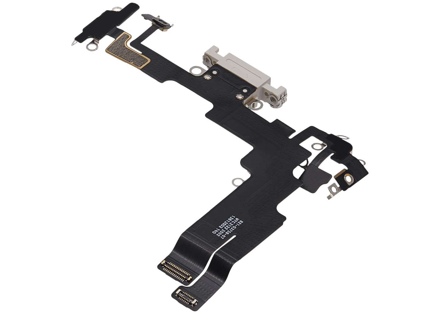 Charging Port Flex Cable For iPhone 14 (Used OEM Pull) (Starlight)