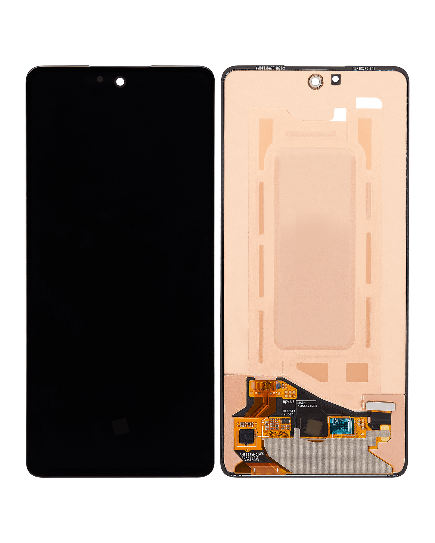 OLED Assembly Without Frame For Samsung Galaxy A72 (A725 / 2021) (Refurbished) (All Colors)
