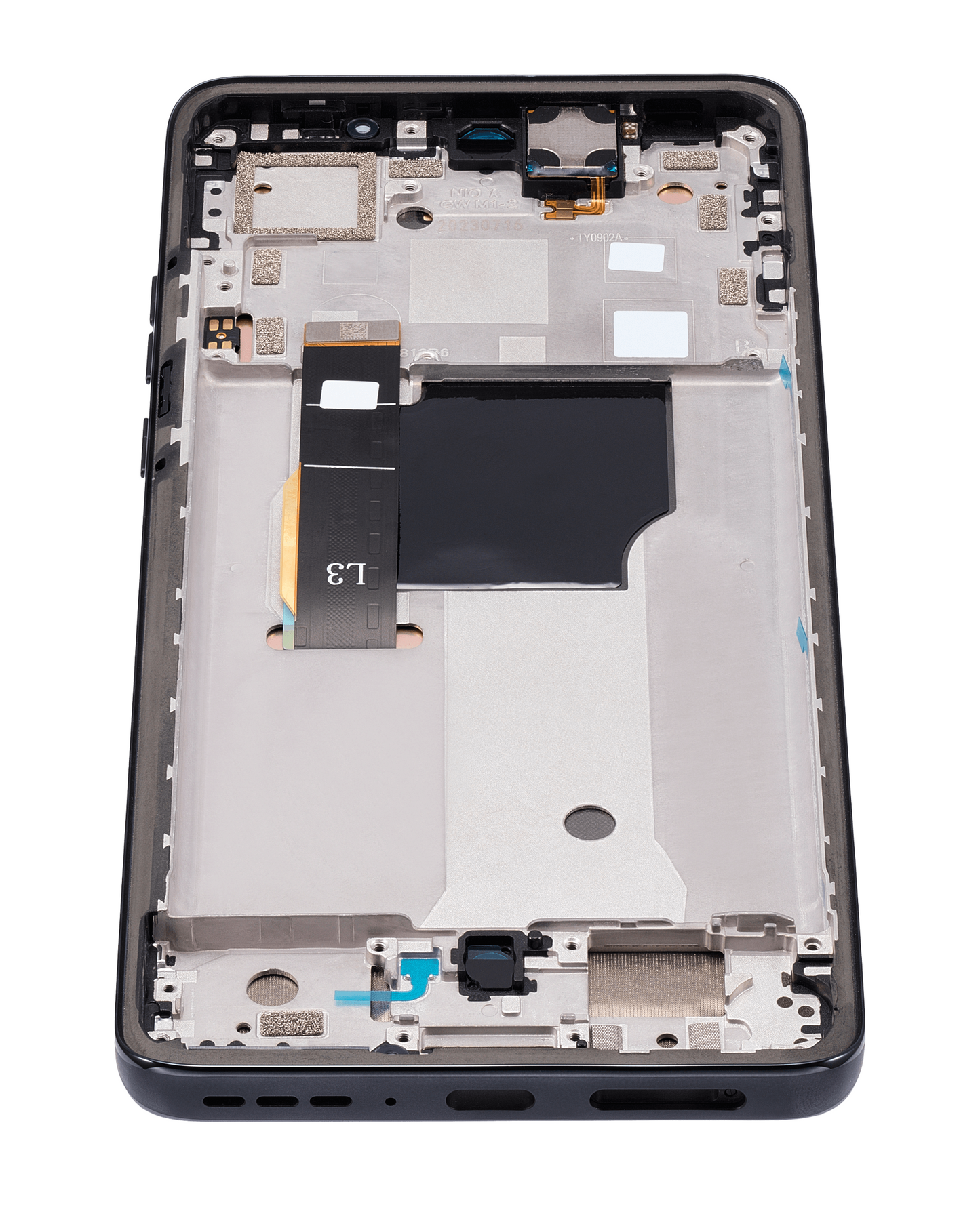 OLED Assembly With Frame For Motorola Moto Edge 40 Neo (XT2307-1 / 2023) (Refurbished) (Black) | SKU 107082130903 | image 2