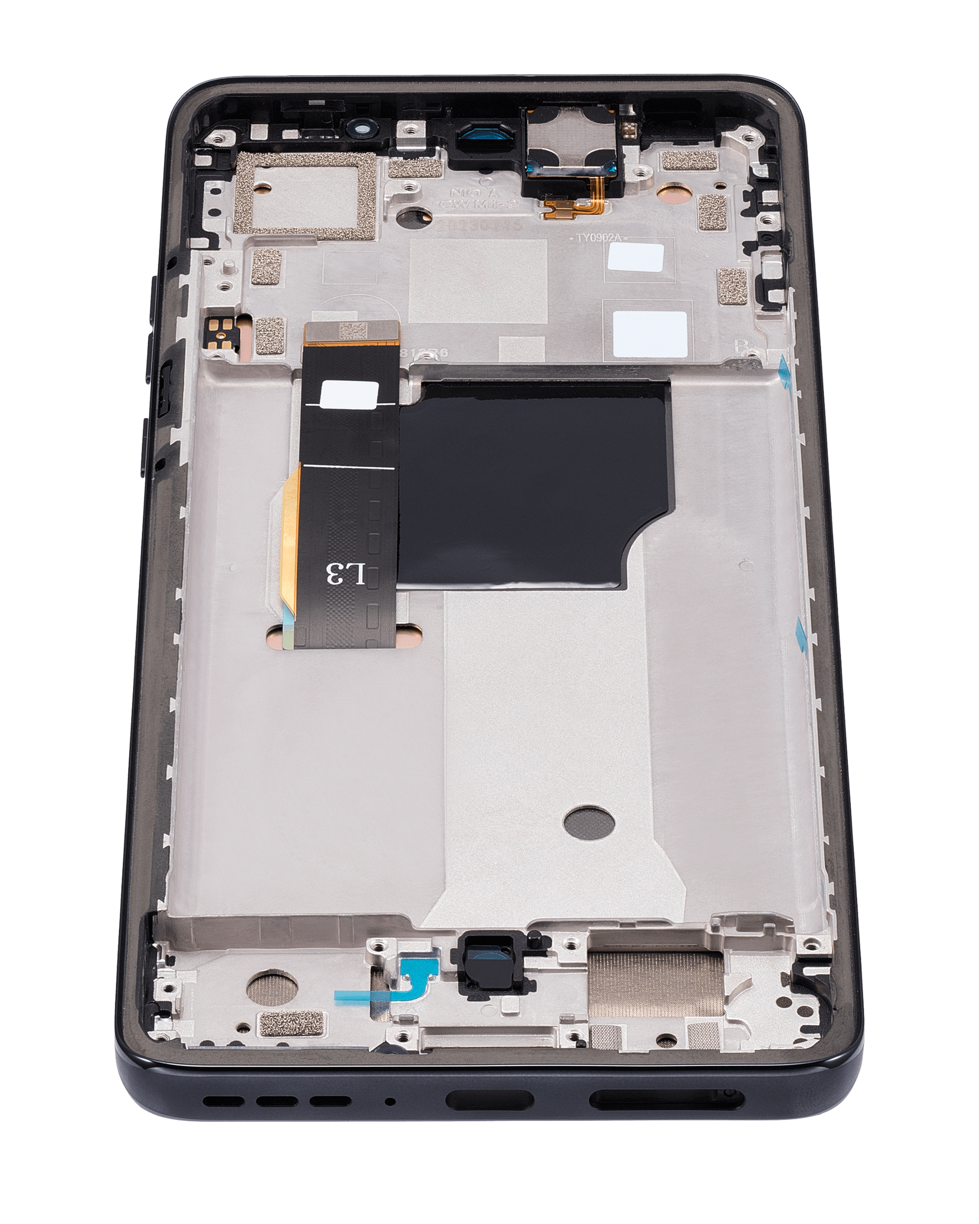 OLED Assembly With Frame For Motorola Moto Edge 40 Neo (XT2307-1 / 2023) (Refurbished) (Black) | SKU 107082130903 | image 2