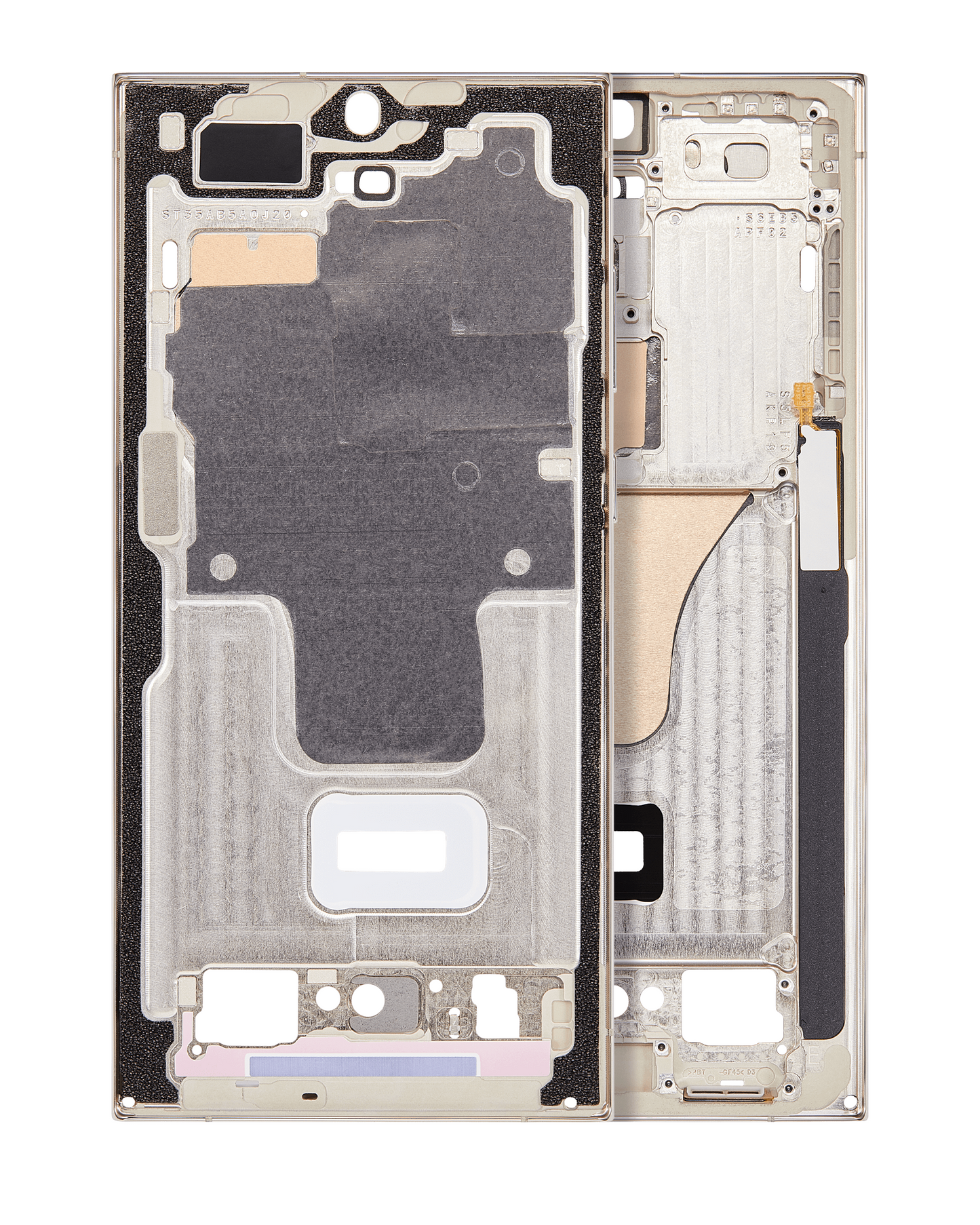Mid-Frame Housing For Samsung Galaxy S23 Ultra 5G (International Version) (Cream)