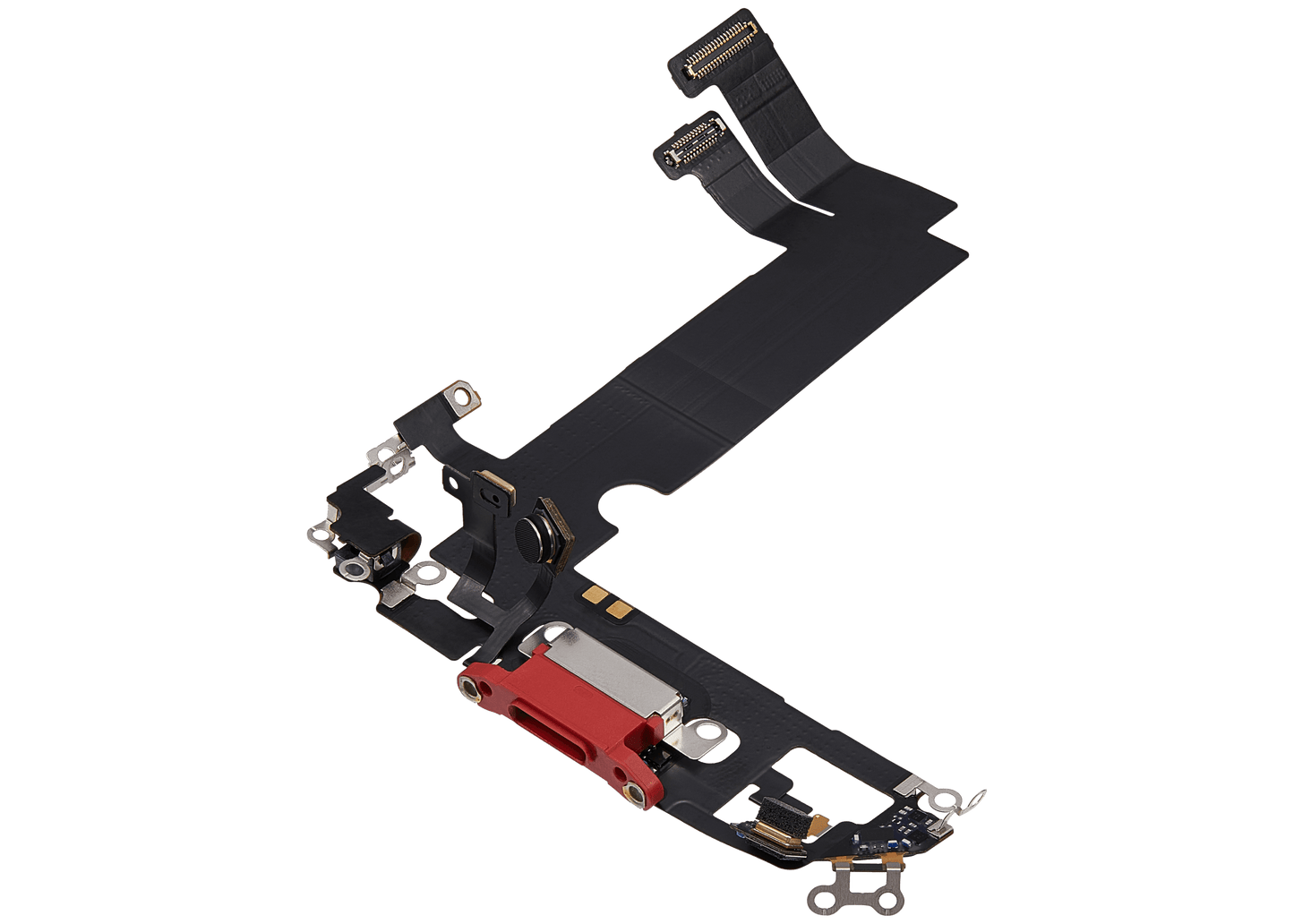 Charging Port Flex Cable For iPhone 12 Mini (Used OEM Pull) (Red)