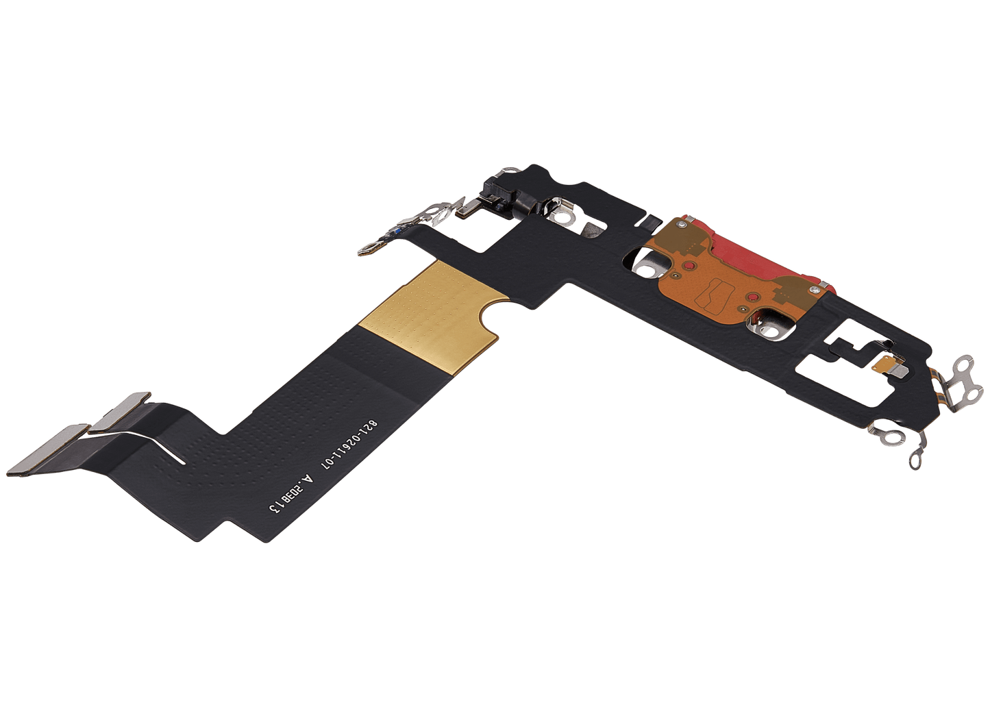 Charging Port Flex Cable For iPhone 12 Mini (Used OEM Pull) (Red)