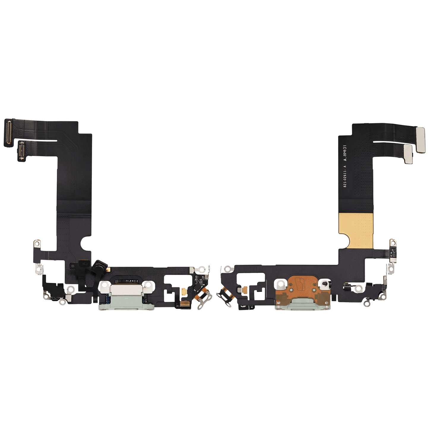 Charging Port Flex Cable For iPhone 12 Mini (Used OEM Pull) (Green)