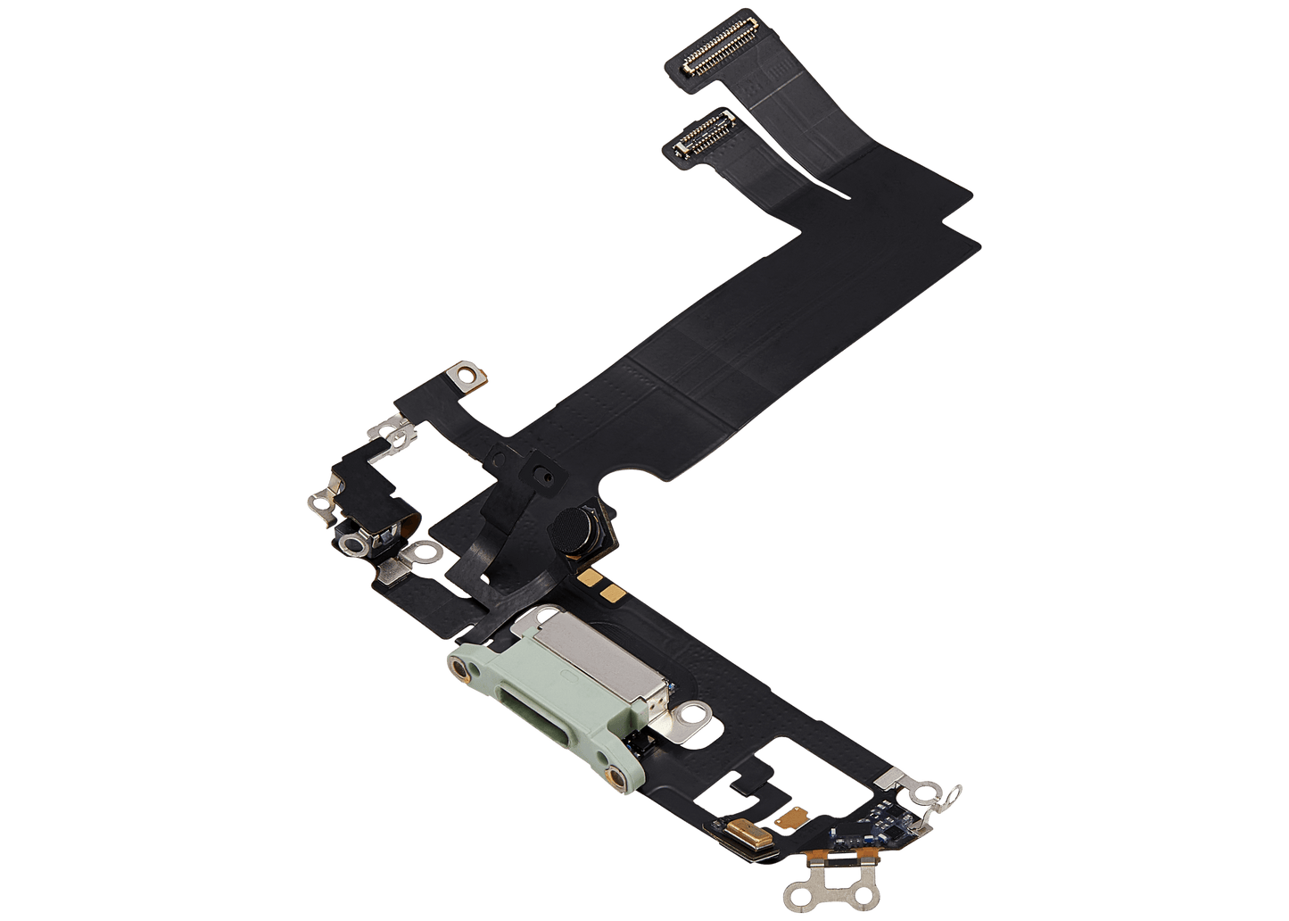 Charging Port Flex Cable For iPhone 12 Mini (Used OEM Pull) (Green)