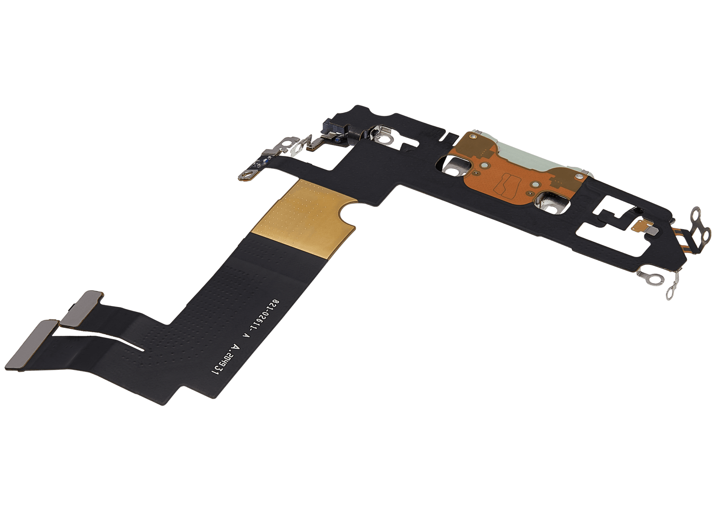 Charging Port Flex Cable For iPhone 12 Mini (Used OEM Pull) (Green)
