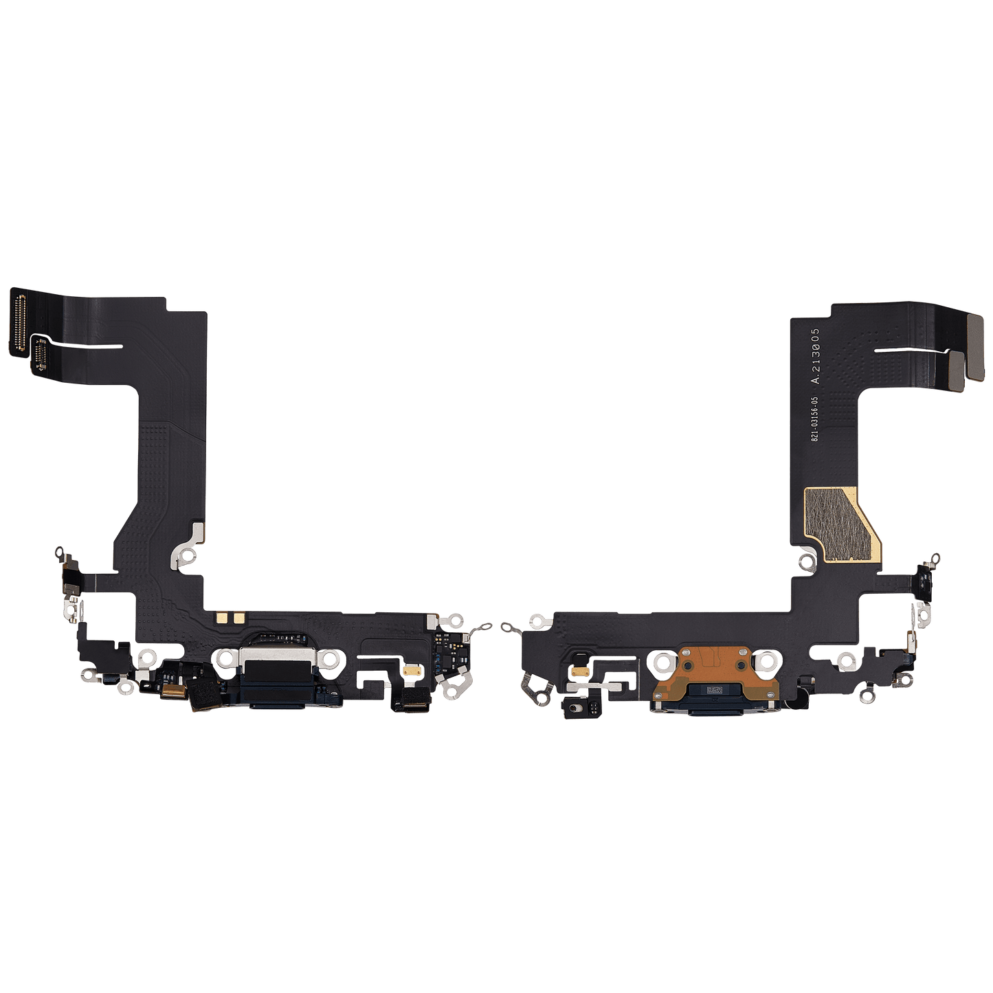 Charging Port Flex Cable For iPhone 13 Mini (Used OEM Pull) (Midnight)