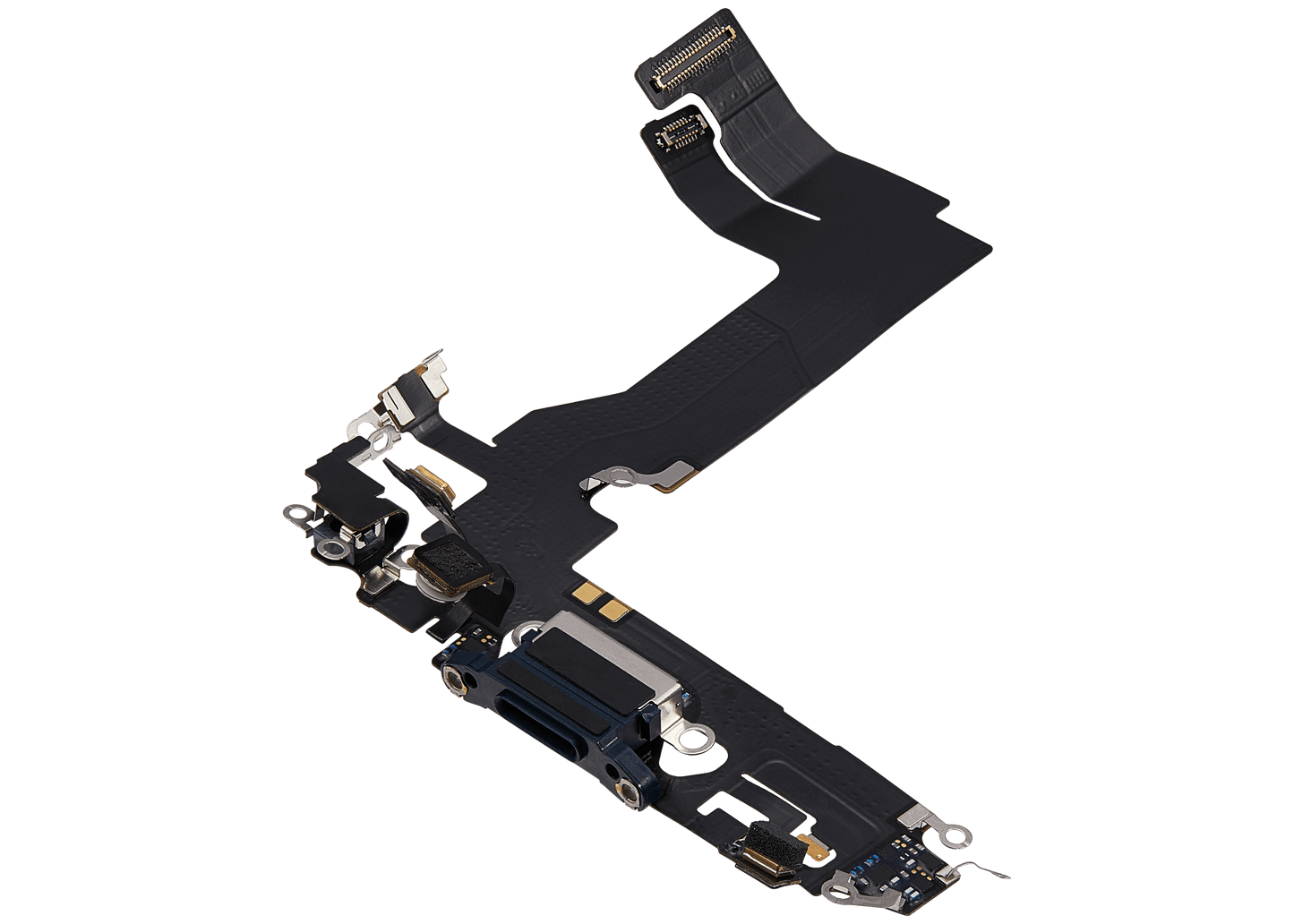 Charging Port Flex Cable For iPhone 13 Mini (Used OEM Pull) (Midnight)