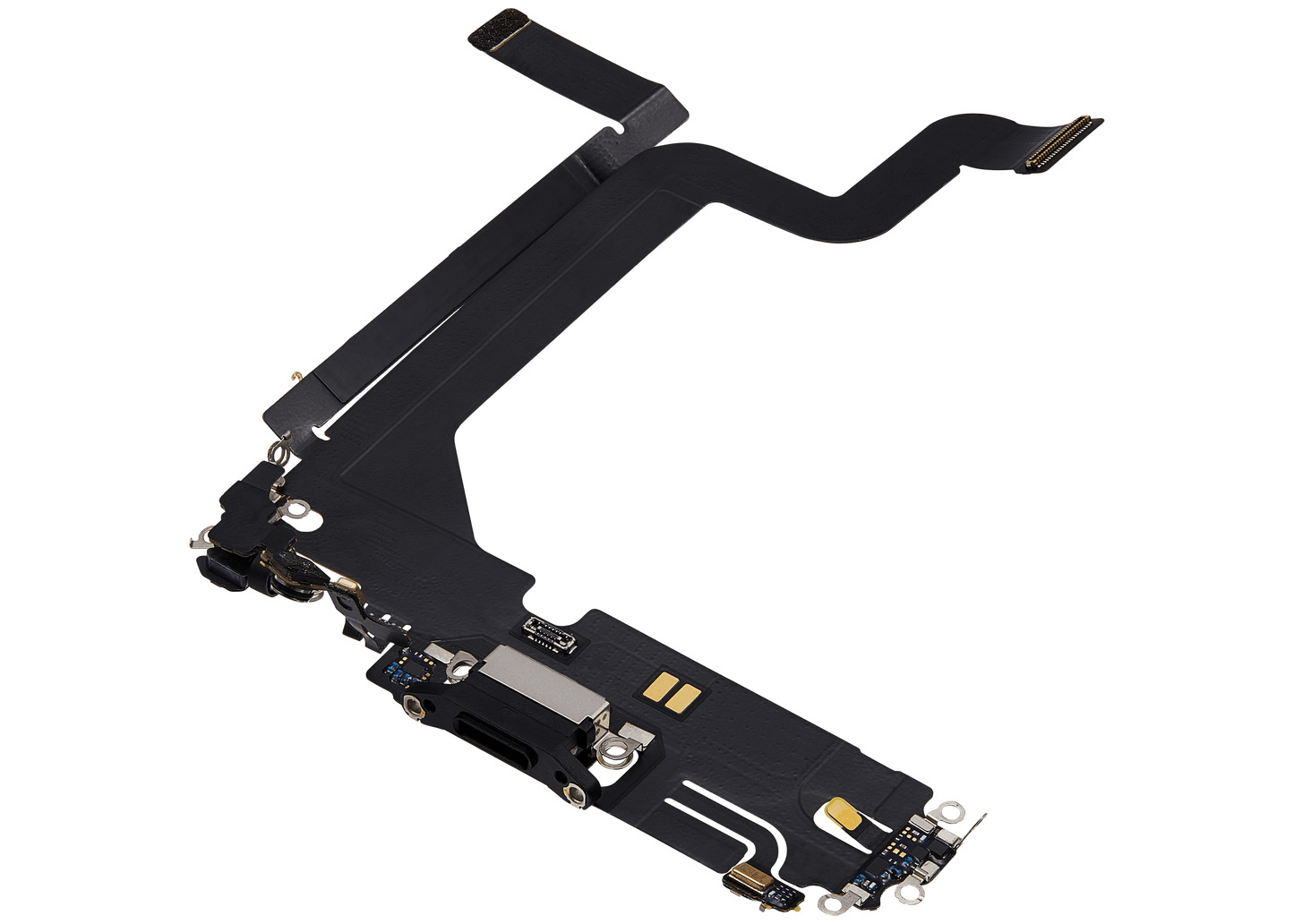 Charging Port Flex Cable For iPhone 14 Pro Max (Used OEM Pull) (Space Black)