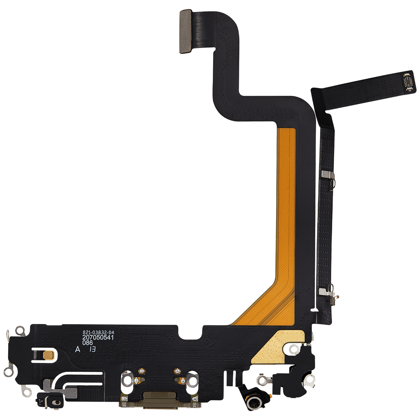 Charging Port Flex Cable For iPhone 14 Pro Max (Used OEM Pull) (Gold)