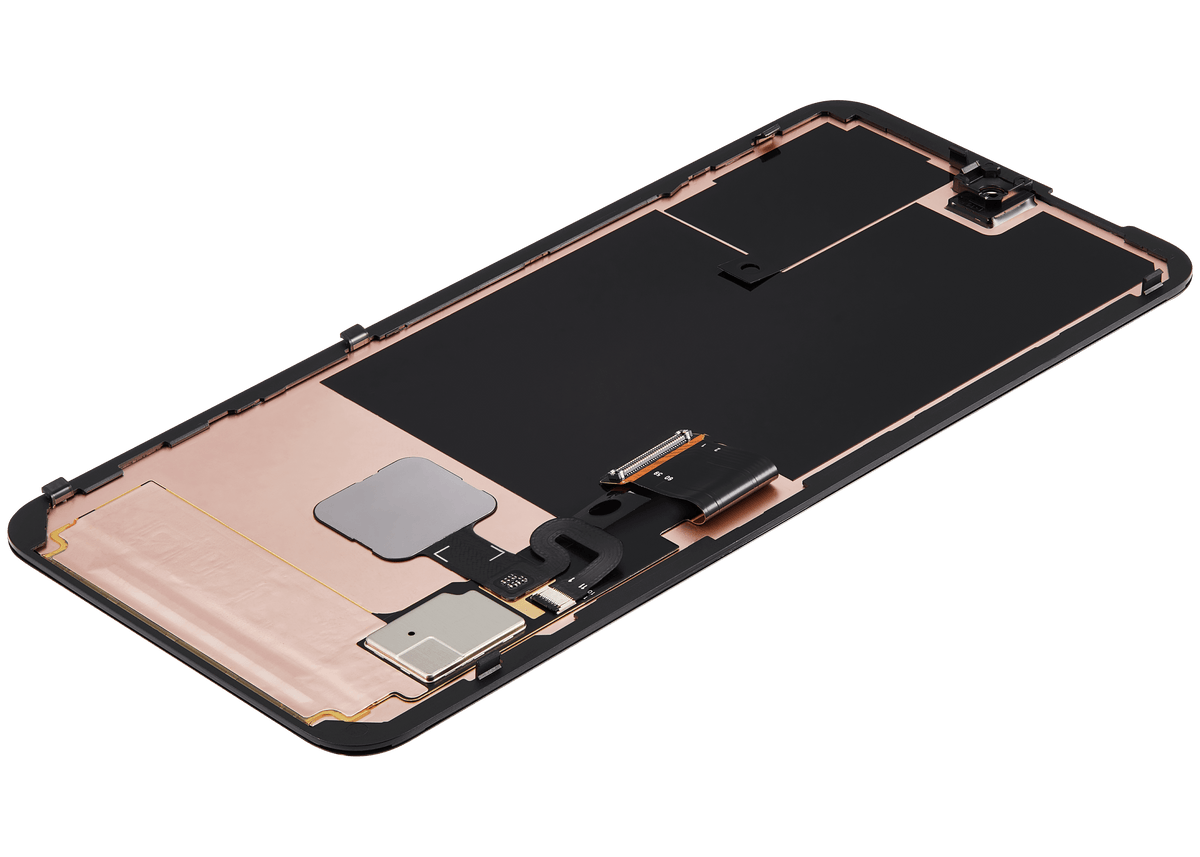 OLED Assembly With Frame (With Fingerprint Sensor) For Google Pixel 8 (Refurbished) (All Colors) - replacement part additional angle