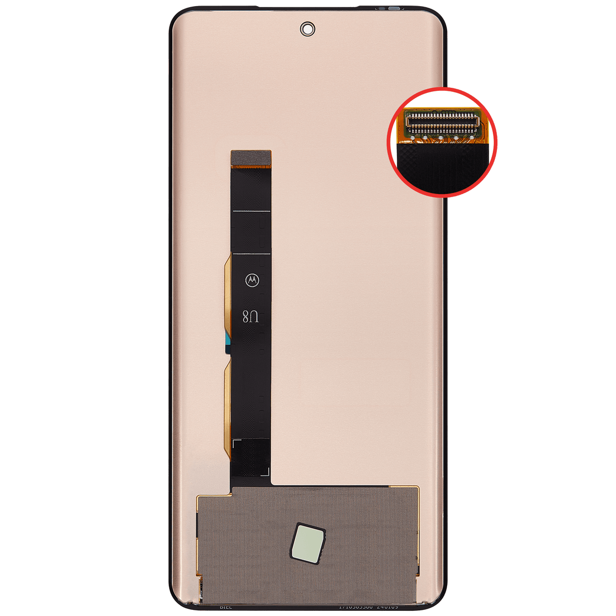 OLED Assembly Without Frame For Motorola Moto Edge 40 Neo (XT2307-1 / 2023) / Moto Edge 2024 (XT2405 / 2024) (Refurbished) (All Colors) | SKU 107082130906 | image 4