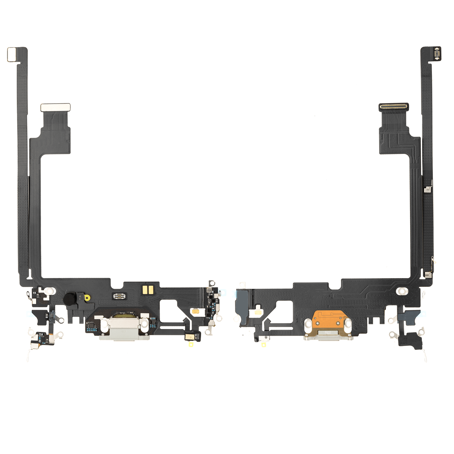 Charging Port Flex Cable For iPhone 12 Pro Max (Used OEM Pull) (Silver)
