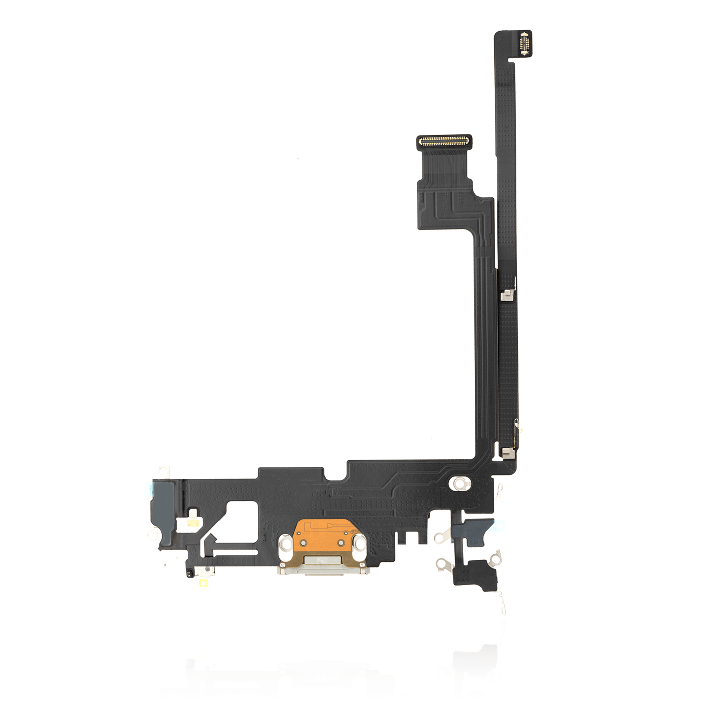 Charging Port Flex Cable For iPhone 12 Pro Max (Used OEM Pull) (Silver)