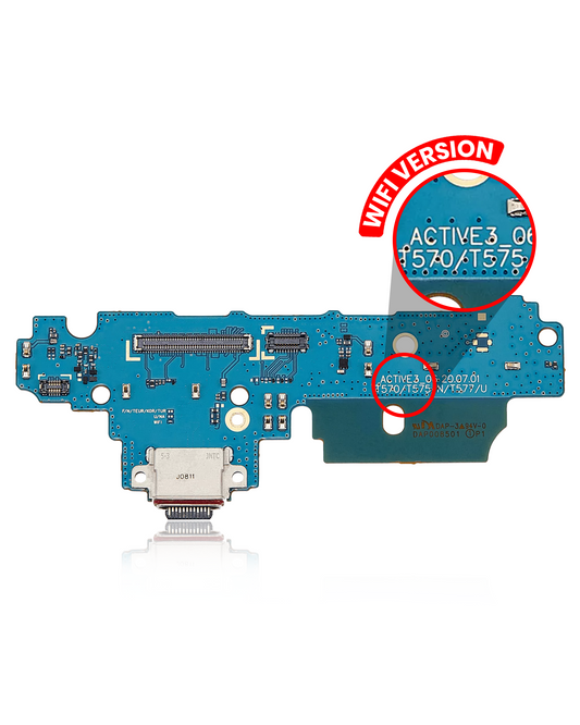 Charging Port With Board For Samsung Galaxy Tab Active 3 8.0" (T570) (2020) (WiFi Version) (Premium) Samsung Galaxy Tab Active replacement part - product image 1