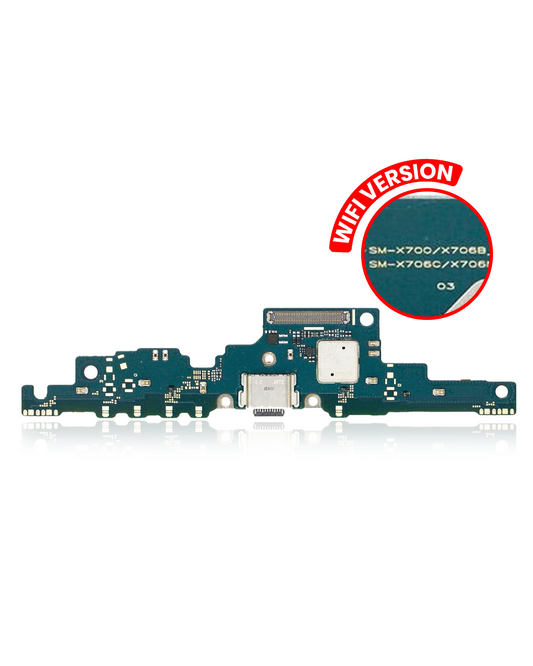 Charging Port With Board Compatible For Samsung Galaxy Tab S8 (2022) (X700) (PART #SM-X700/X706B_USB) (WiFi Version) - product image 1
